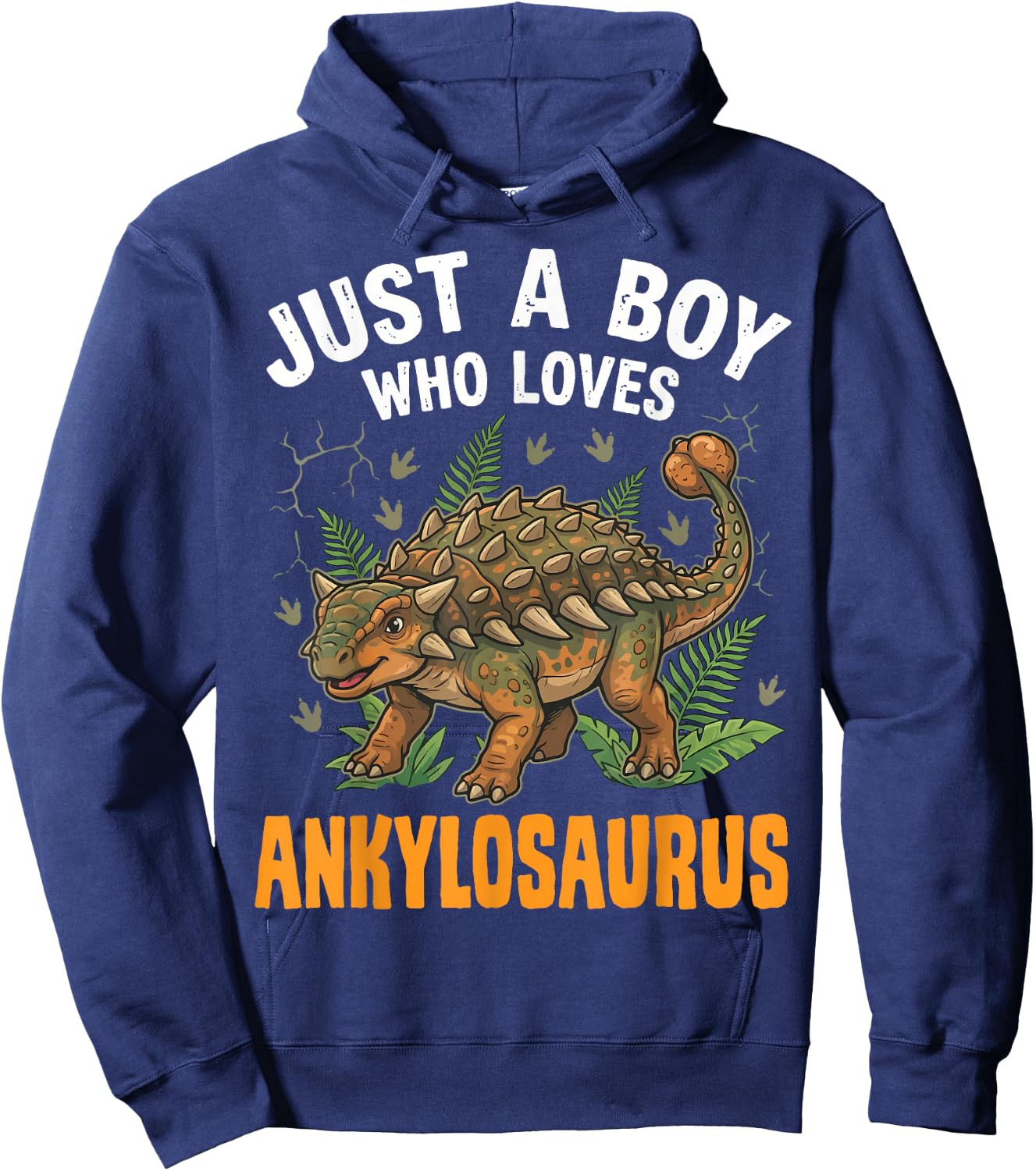 Just A Boy Who Loves Ankylosaurus Hoodie - Hoodie | Navy