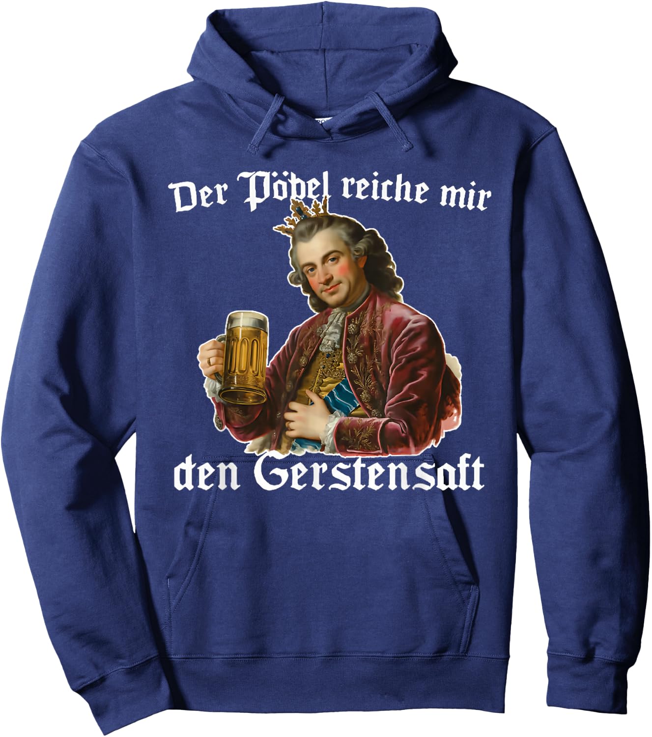 der pöbel reiche Mir den gerstensaft Hoodie - Hoodie | Navy