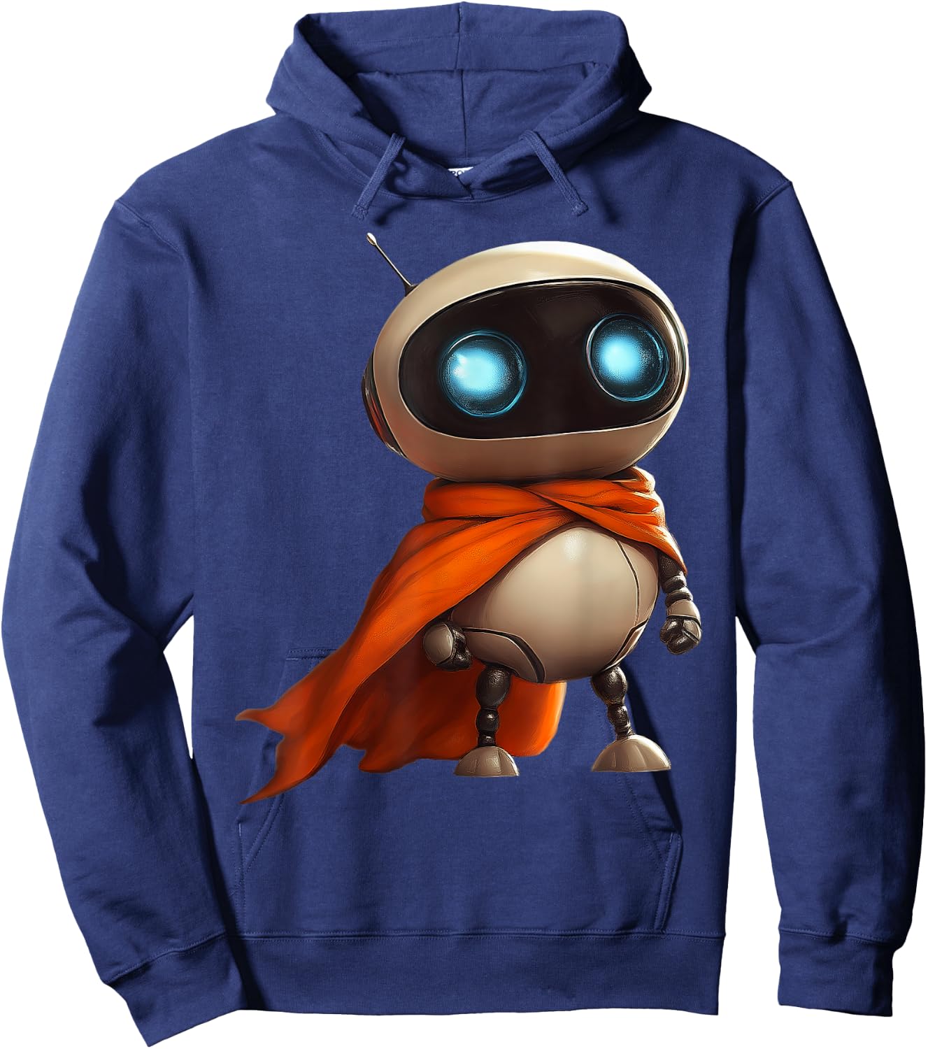 Petit robot mignon déguisé en super-héros Hoodie - Hoodie | Navy