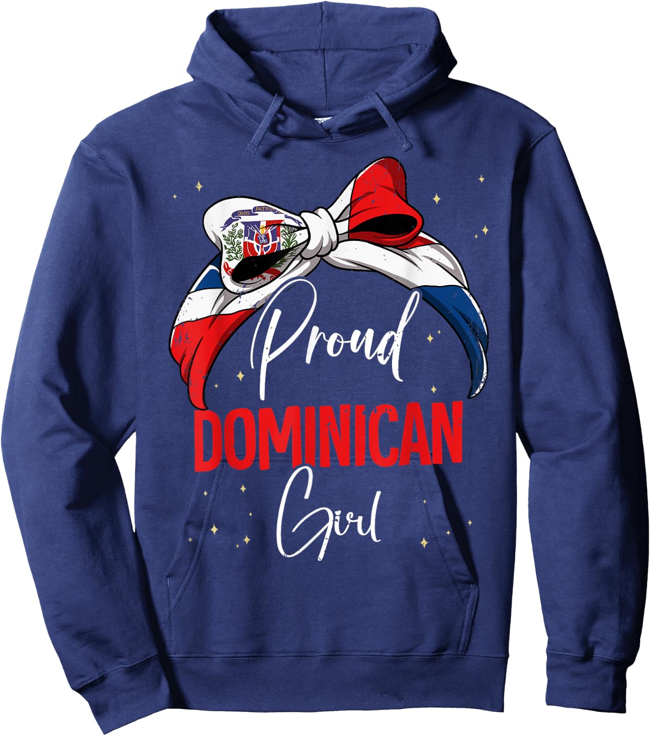 Proud Dominican Girl Dominican Republic Hoodie - Hoodie | Navy