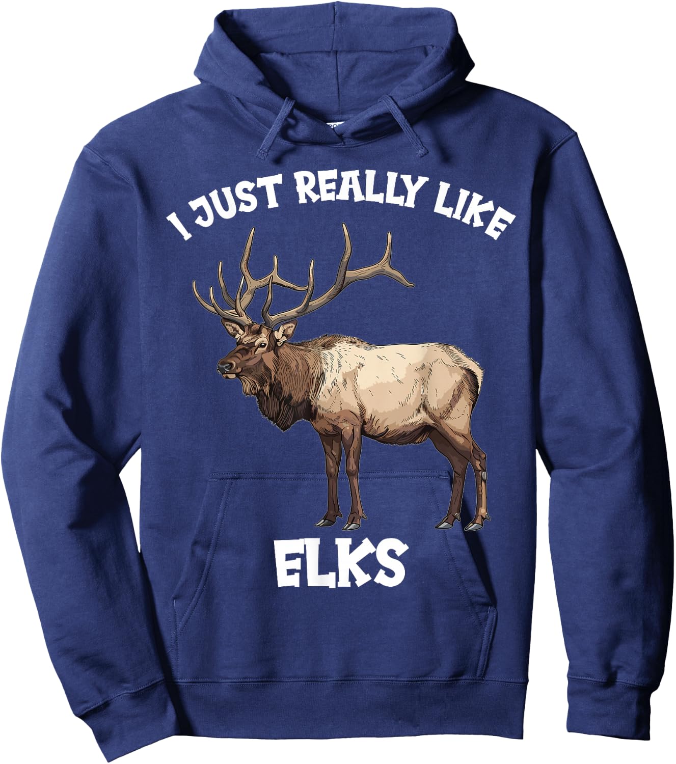 I just really like Elks. Elks Elk Hoodie - Hoodie | Navy