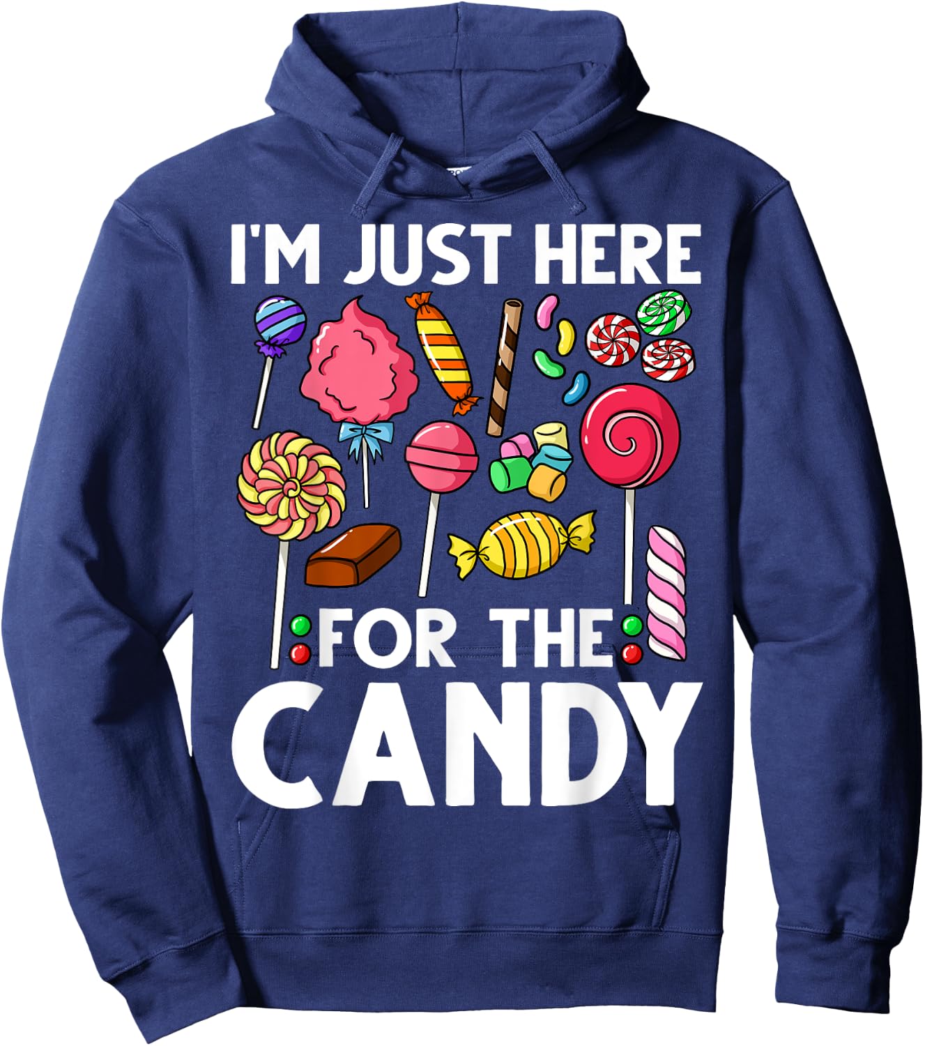 Candy Tester Lollipop Sweets Halloween Hoodie - Hoodie | Navy