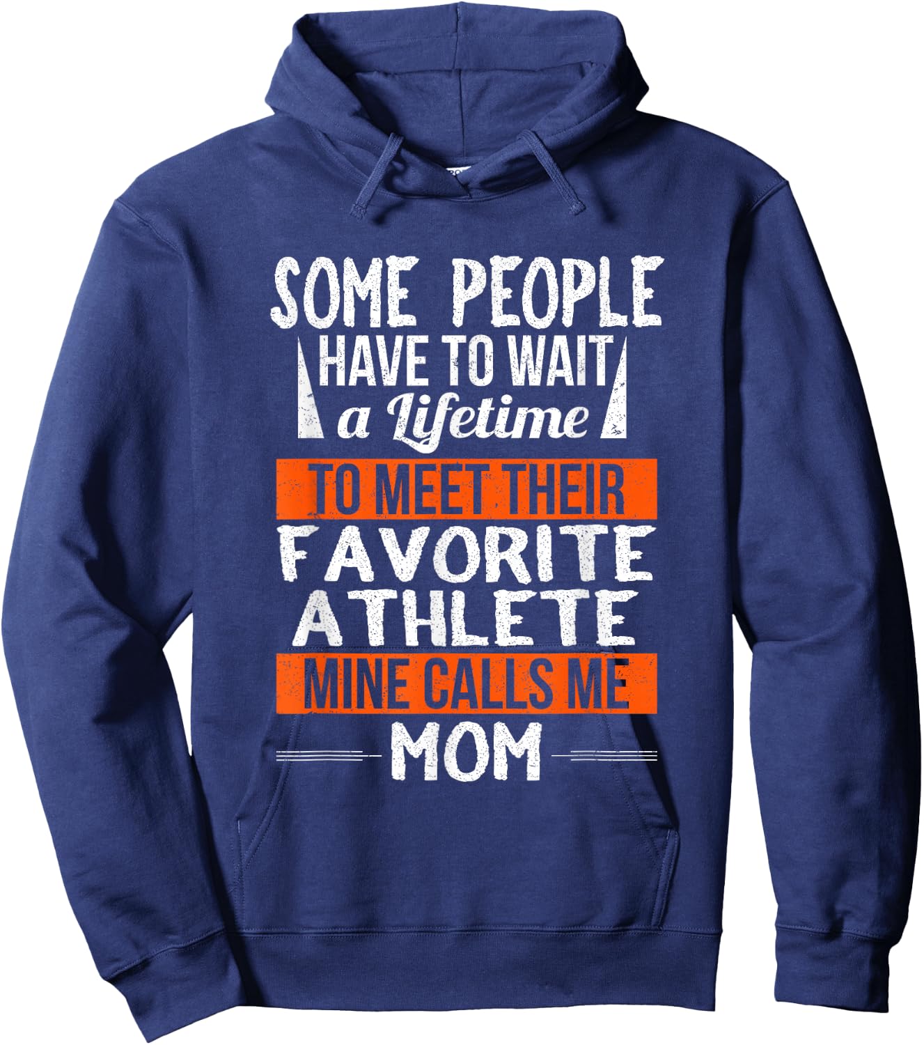 Favorite Athlete Calls Me Mom Mothers Day Gift Hoodie - Hoodie | Navy