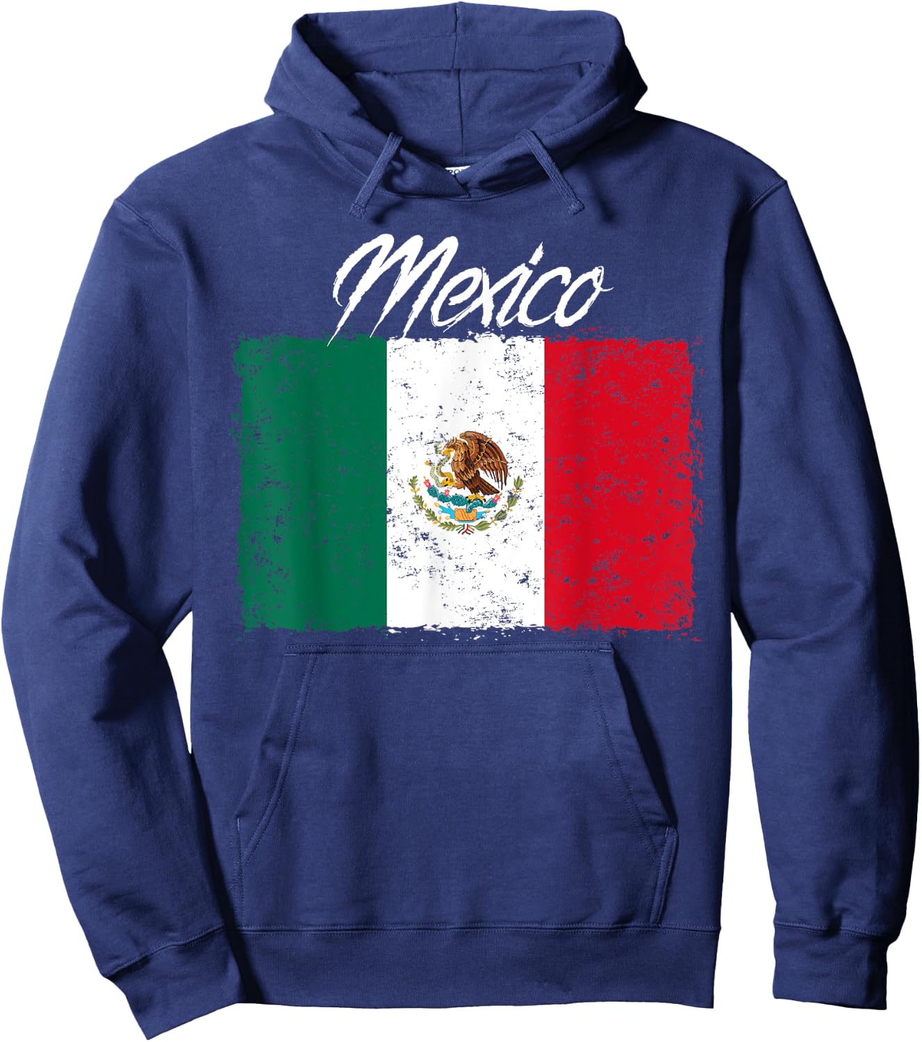 Mexico Flag Mexican Hoodie - Hoodie | Navy