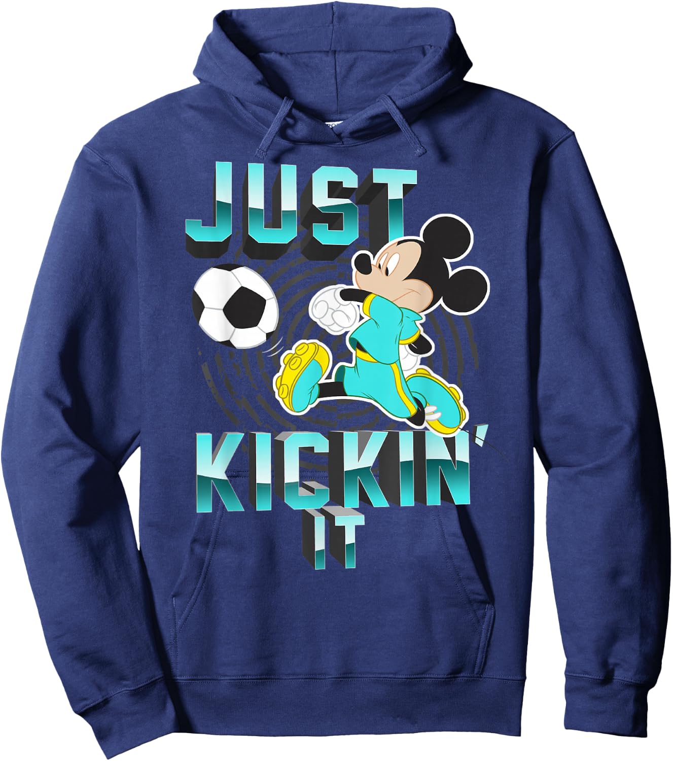 Disney Mickey Mouse Just Kickin' It Soccer Hoodie - Hoodie | Navy