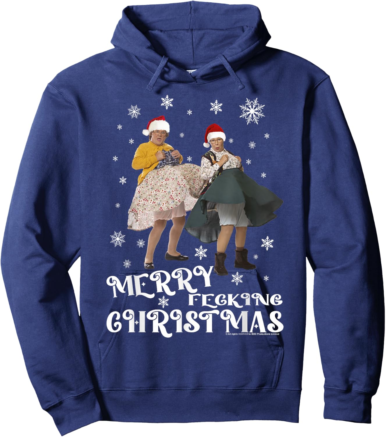 Mrs Brown's Boys Merry Christmas Hoodie - Hoodie | Navy
