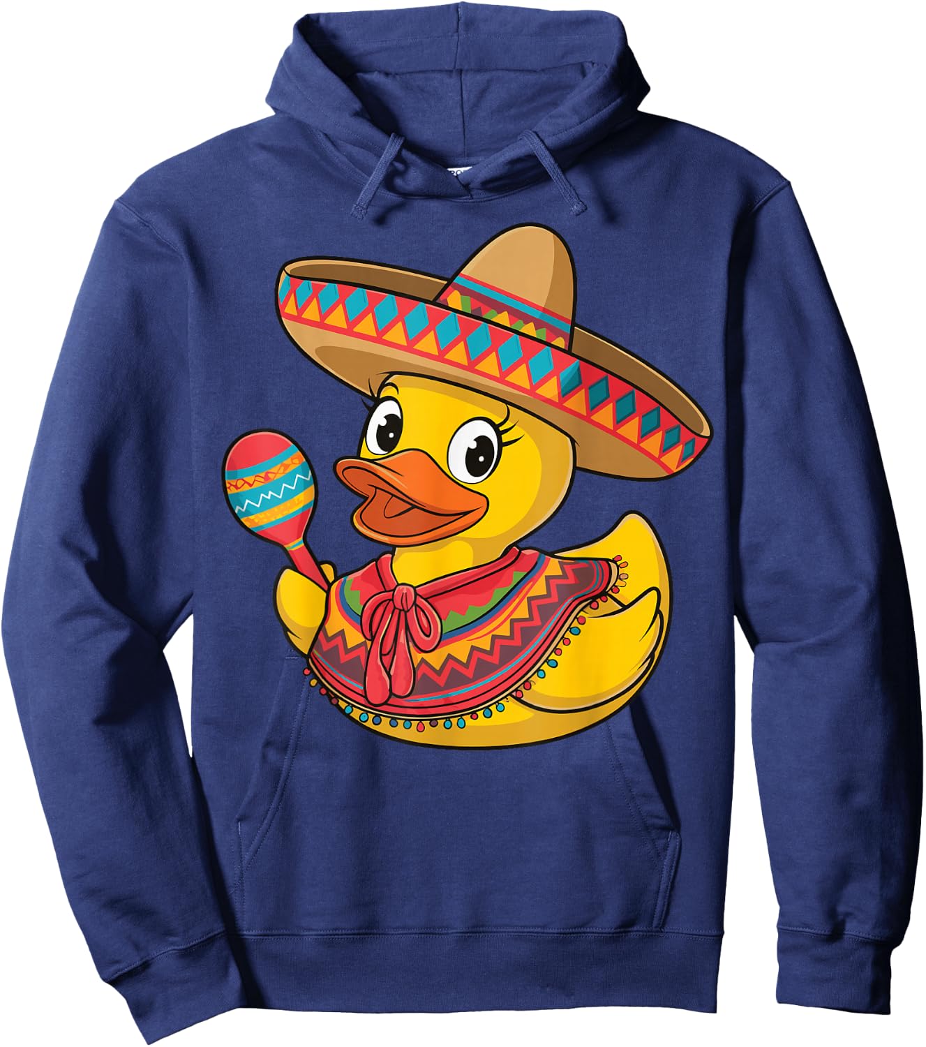 Rubber Duck Cinco De Mayo Hoodie - Hoodie | Navy