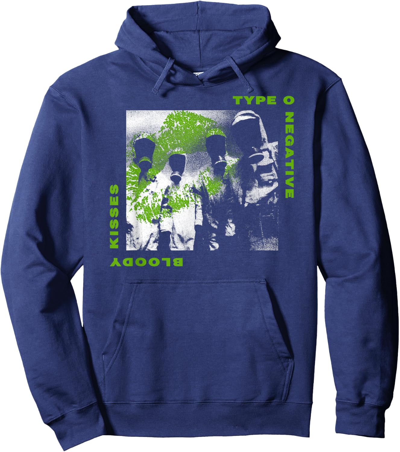 Type O Negative Hazmat Kisses , Black, S Hoodie - Hoodie | Navy