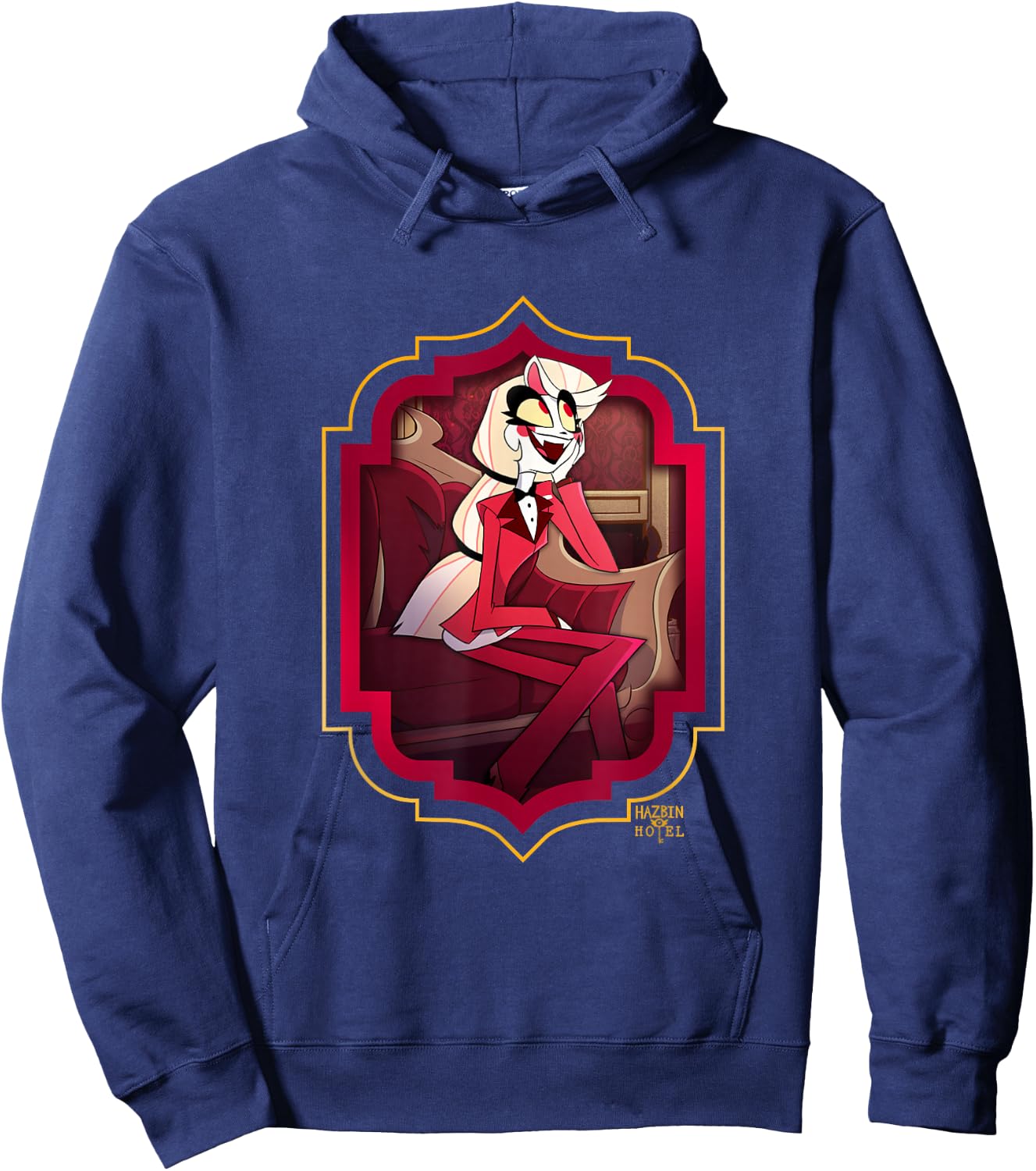 Hazbin Hotel - Charly , black Hoodie - Hoodie | Navy