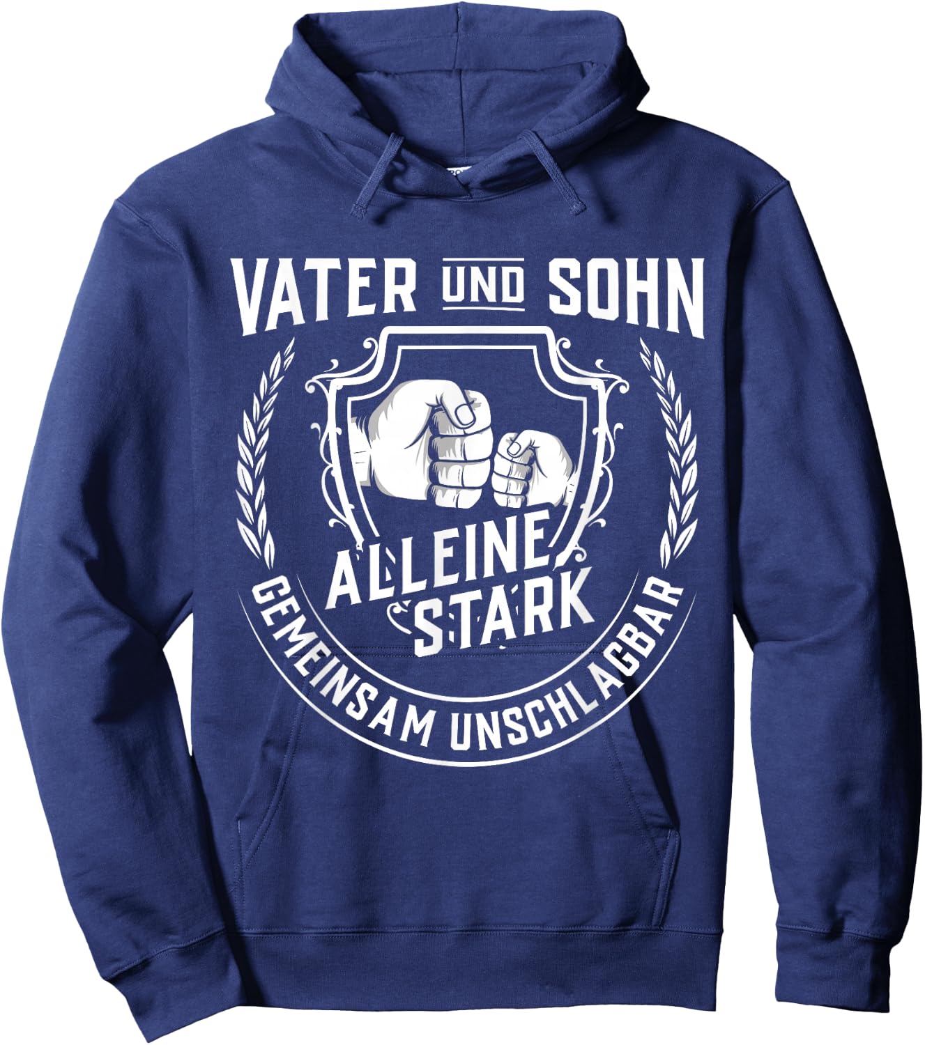 Vatertag Kind Vater Sohn Opa Papa Dad Herrentag Hoodie - Hoodie | Navy