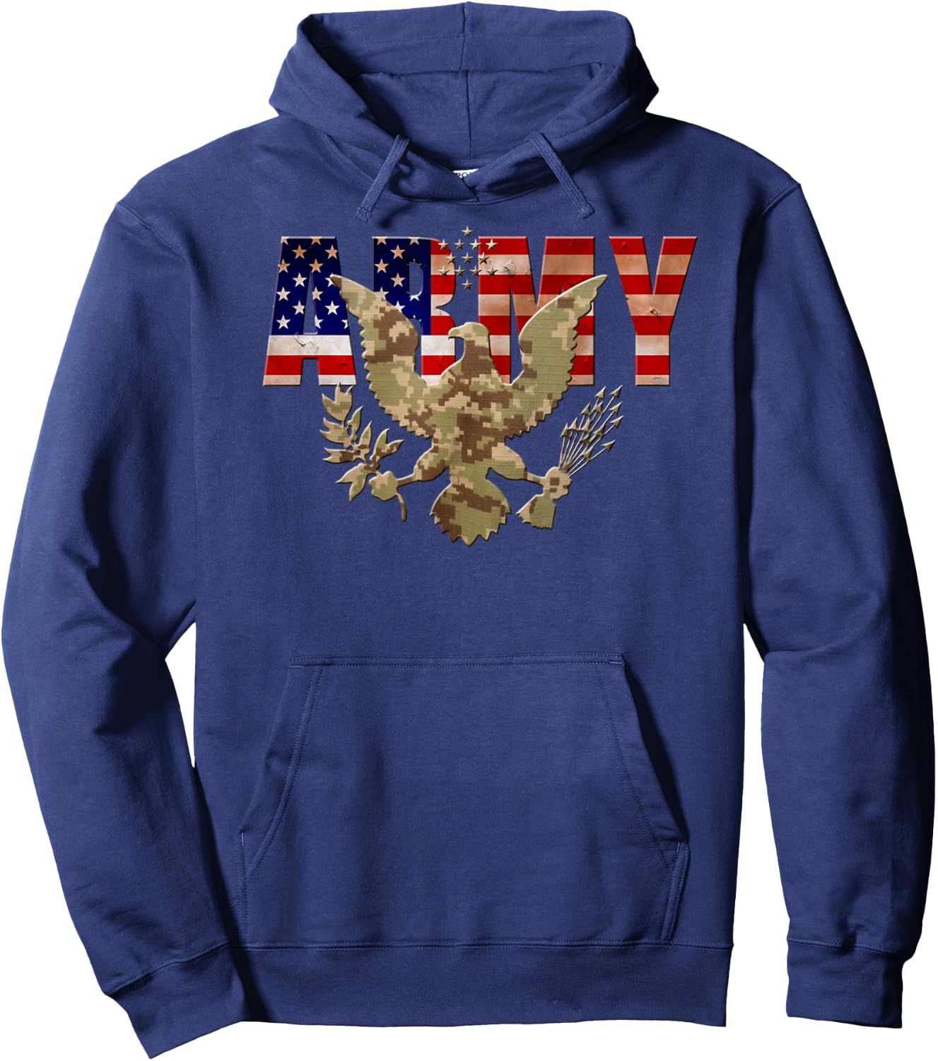 Us Army Eagle Hoodie - Hoodie | Navy