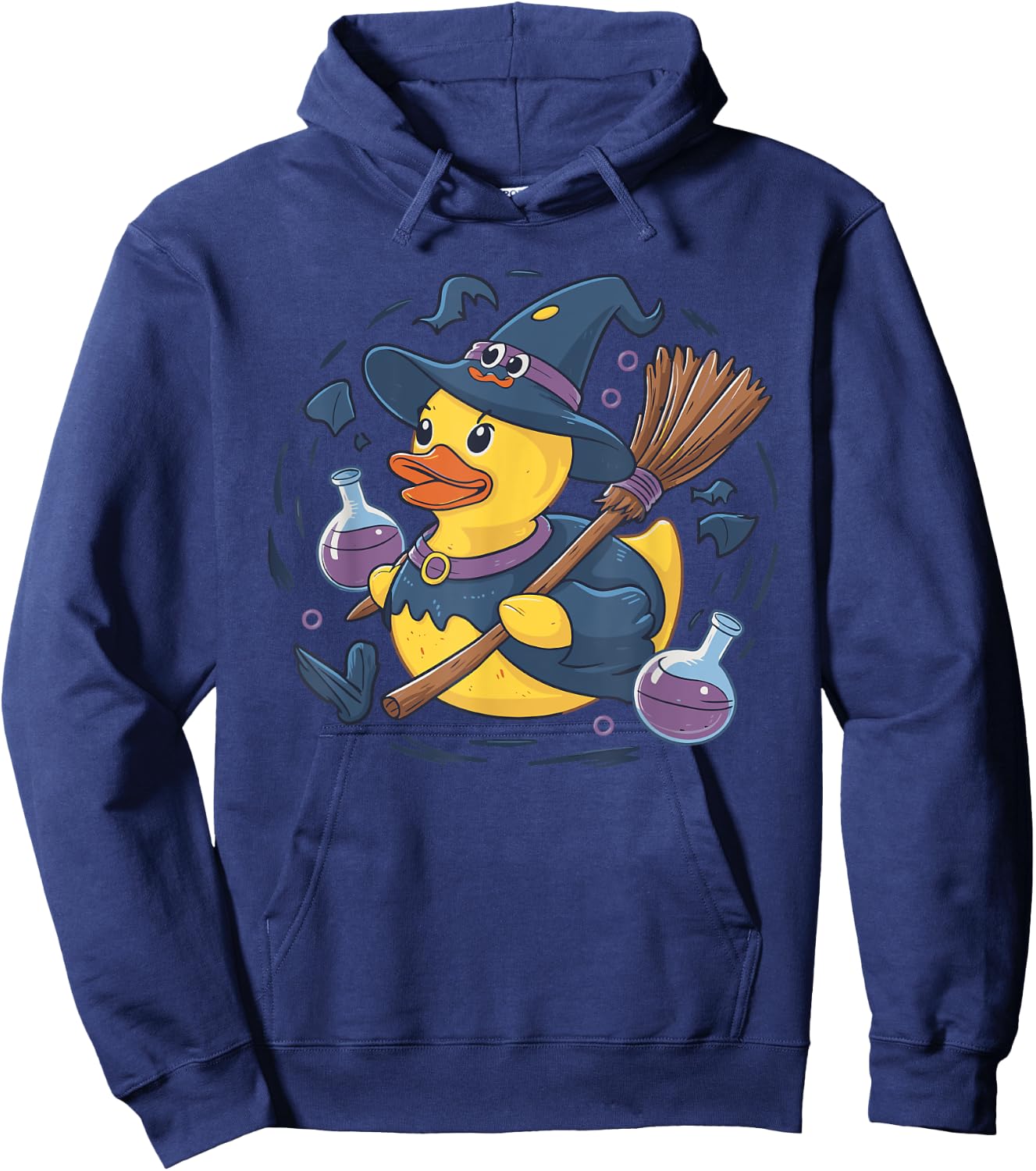 Rubber Duck Witch Rubber Duckie Costume Party Hoodie - Hoodie | Navy