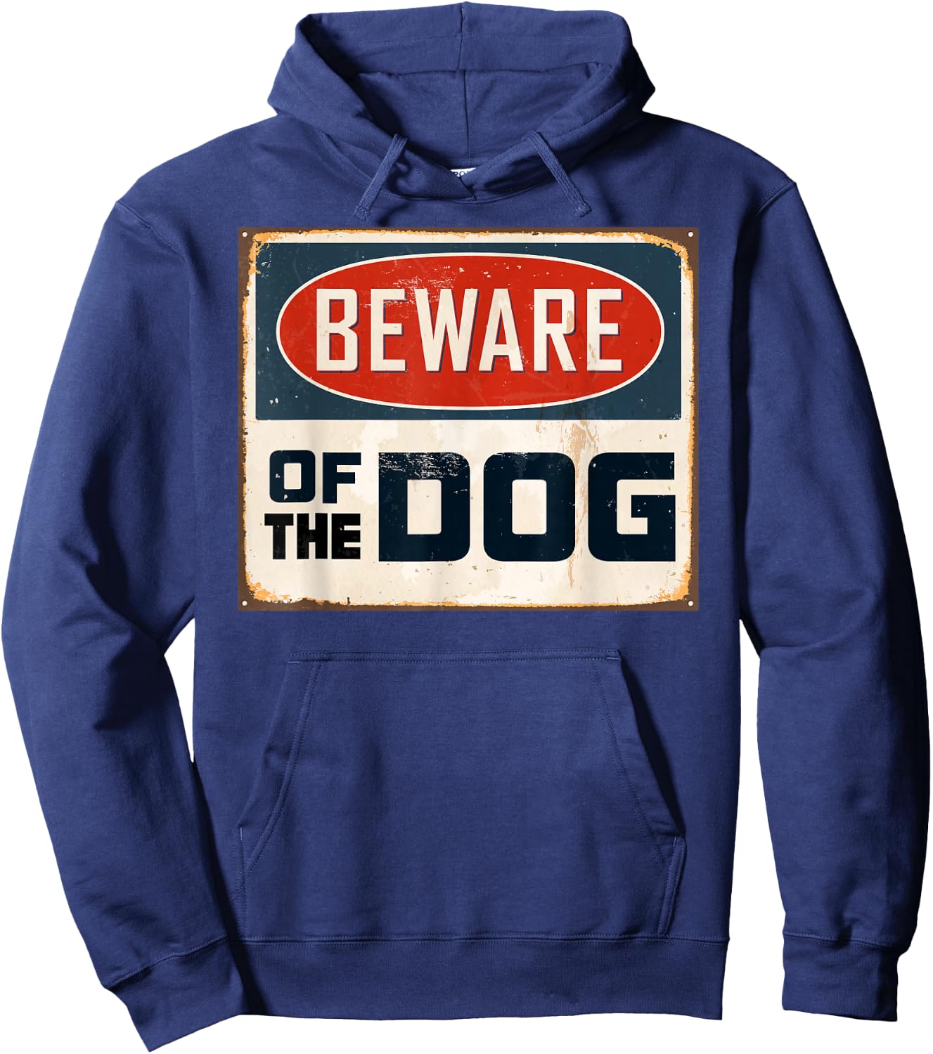 Beware of the Dog Hoodie - Hoodie | Navy