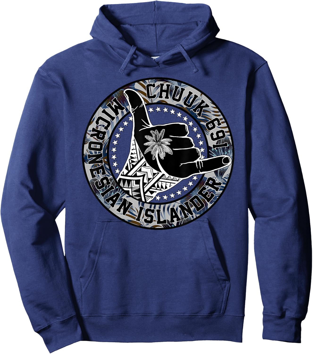 Chuuk Islander Chuukese Hoodie - Hoodie | Navy