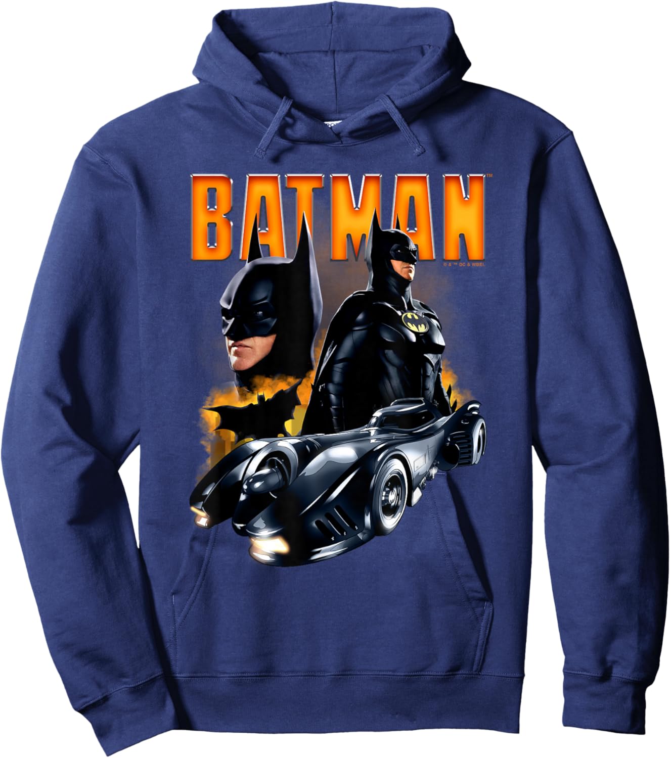 The Flash Movie Multiple Batman , black Hoodie - Hoodie | Navy