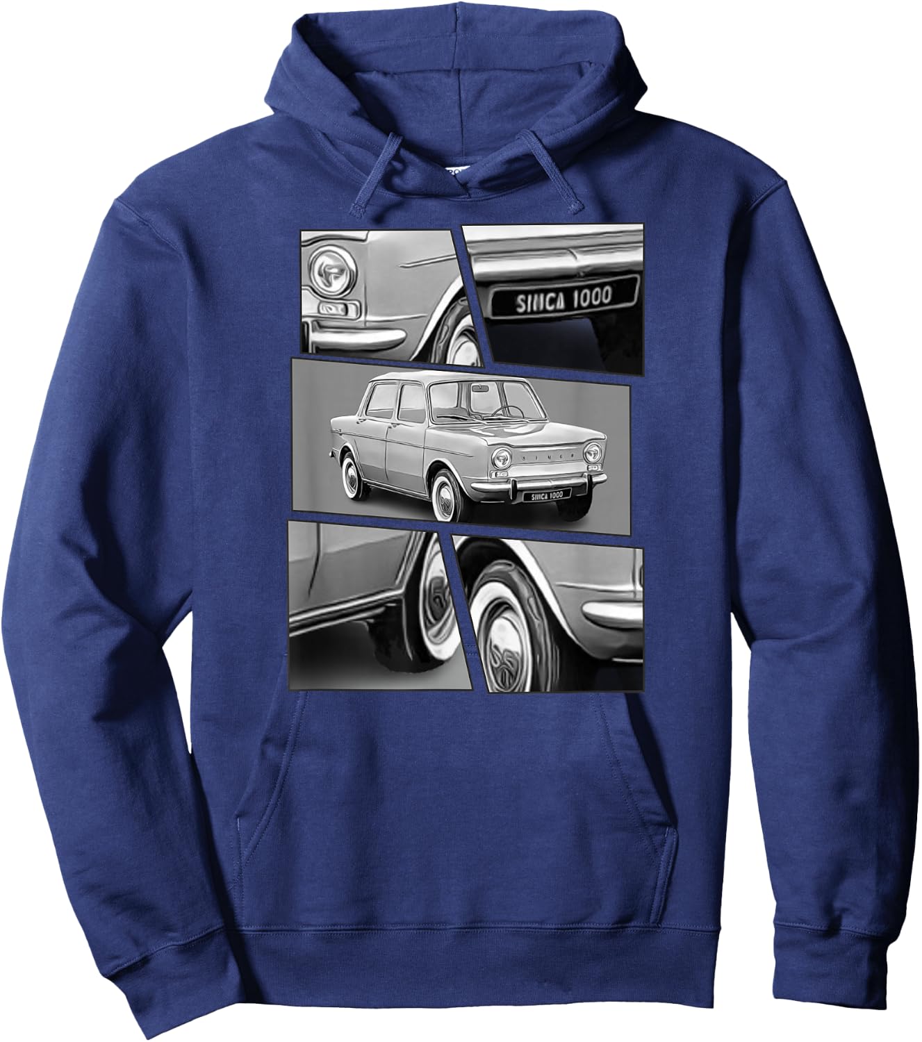 SIMCA 1000 , Black, S Hoodie - Hoodie | Navy