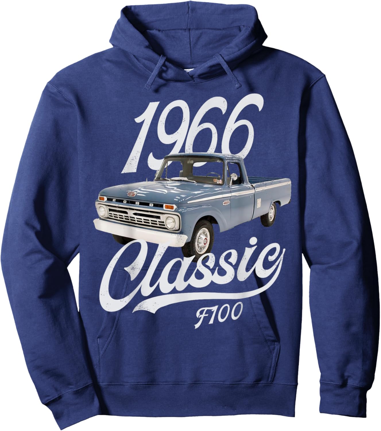 1966 Classic F100 Blue Hoodie - Hoodie | Navy