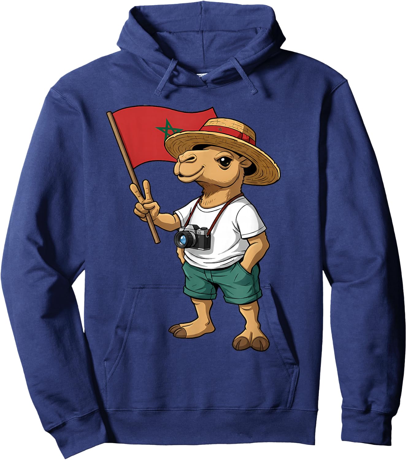 Morocco Flag Moroccan Pride Hoodie - Hoodie | Navy