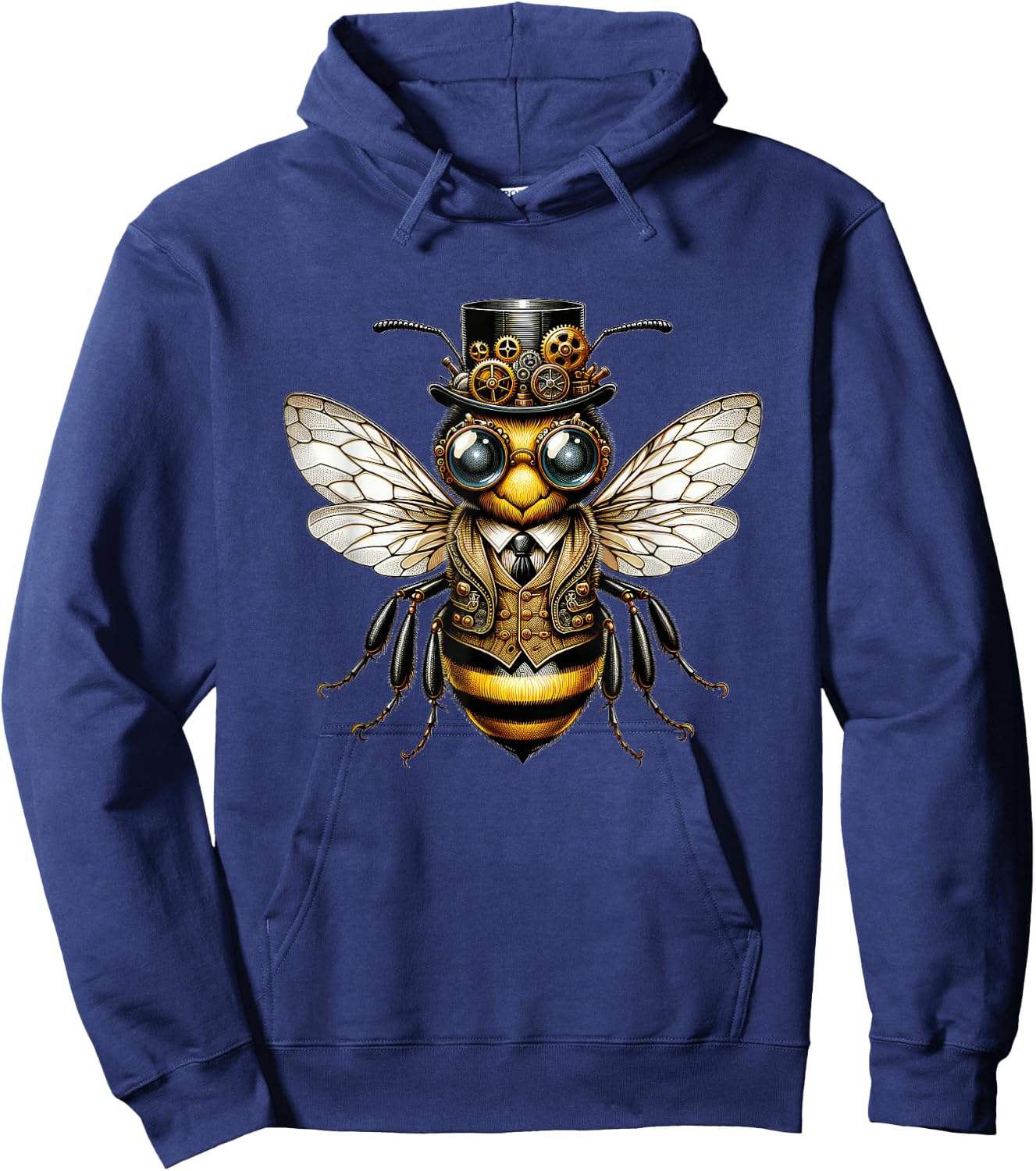 Steampunk Bee Women Men Kids Steampunk Bee Hoodie - Hoodie | Navy