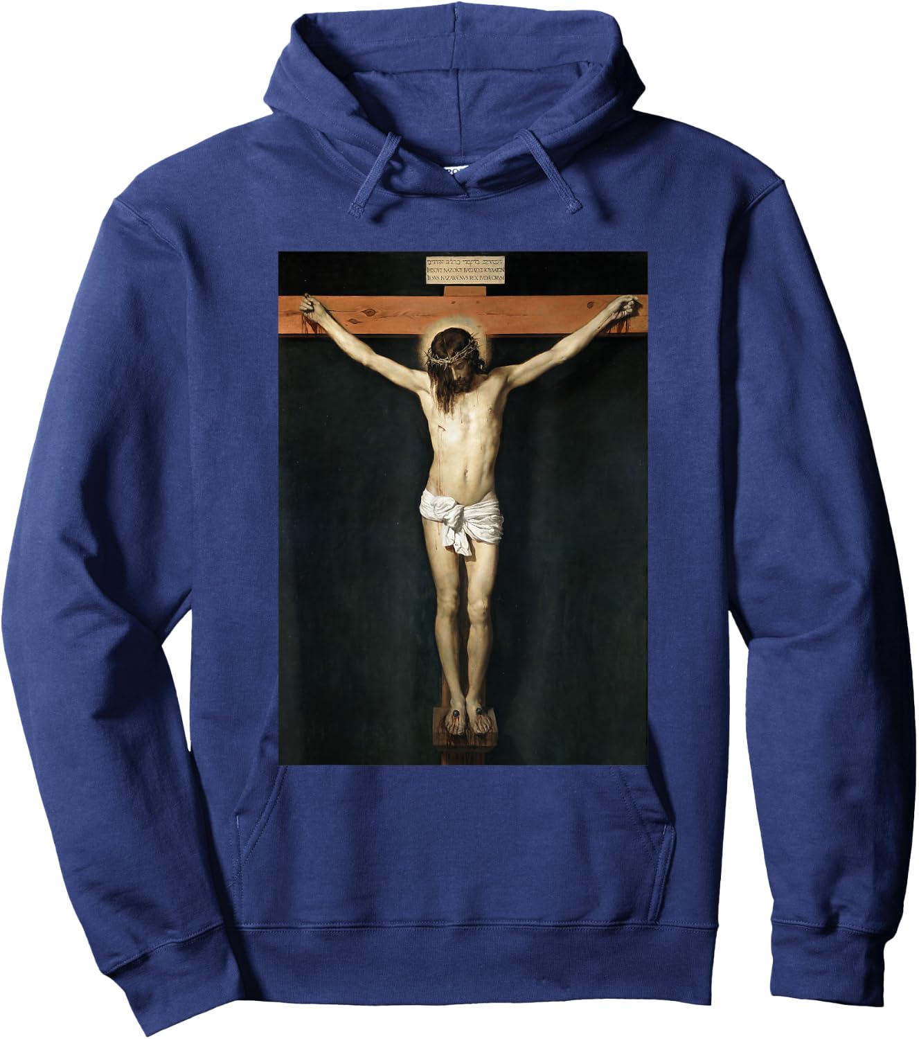Diego Velázquez - #2 Crucified Jesus Christ Hoodie - Hoodie | Navy