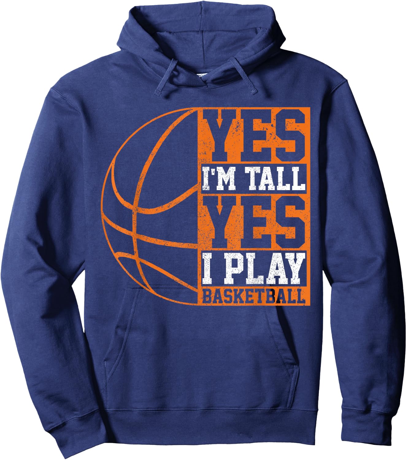 Basketball Saying Funny Basketball Player Gift Hoodie - Hoodie | Navy