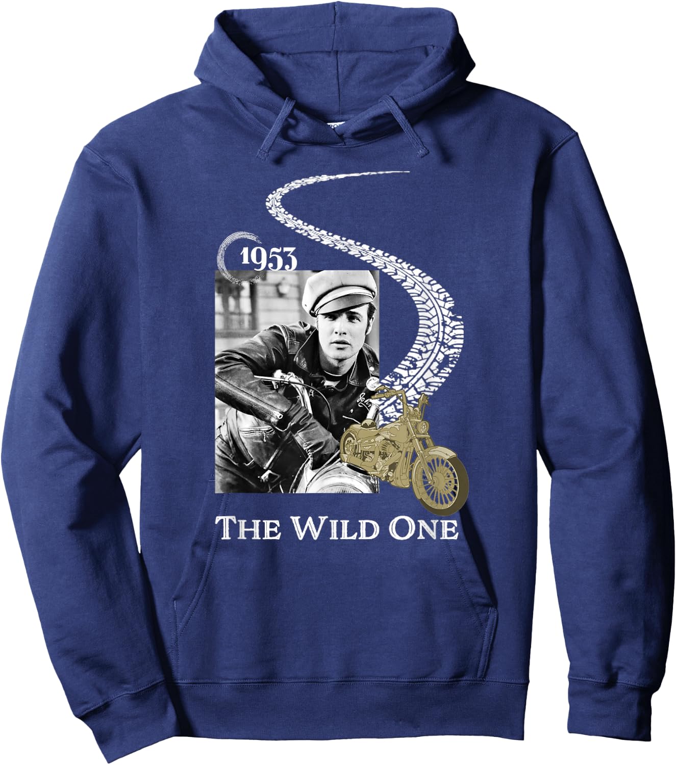 Marlon Brando_002 Hoodie - Hoodie | Navy