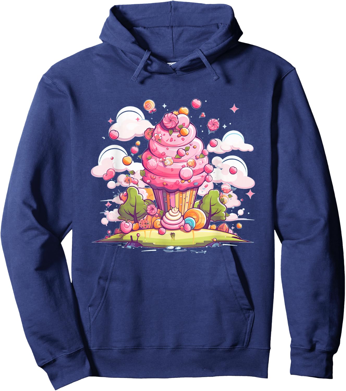 Great Fun Cake for Candy and Candy Lovers Hoodie - Hoodie | Navy