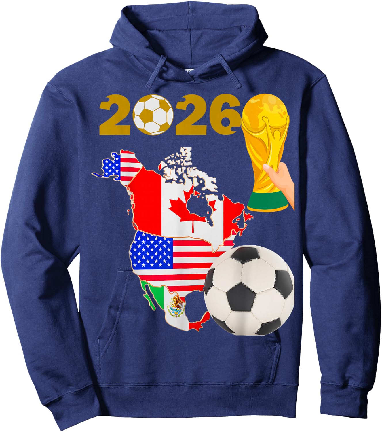 International Footbal 2026. Hoodie - Hoodie | Navy