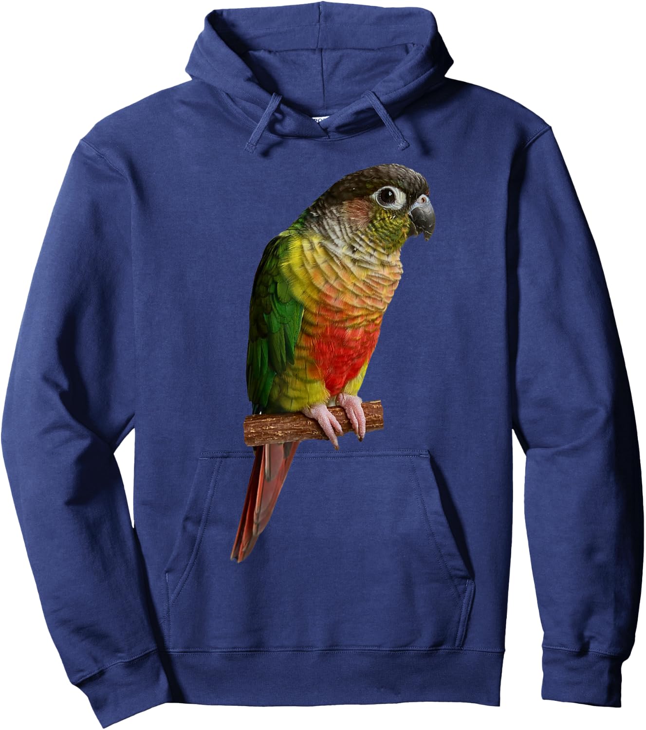 Green cheek Conure Parrot Bird Parakeet and men Hoodie - Hoodie | Navy