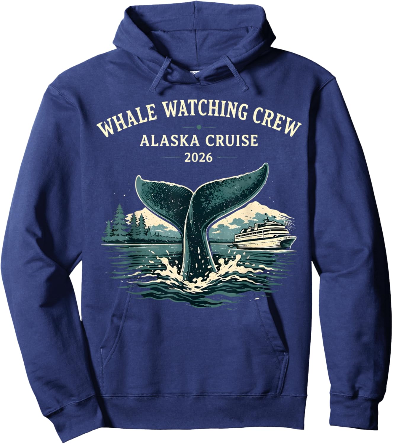 Watching Family Trip Hoodie - Hoodie | Navy