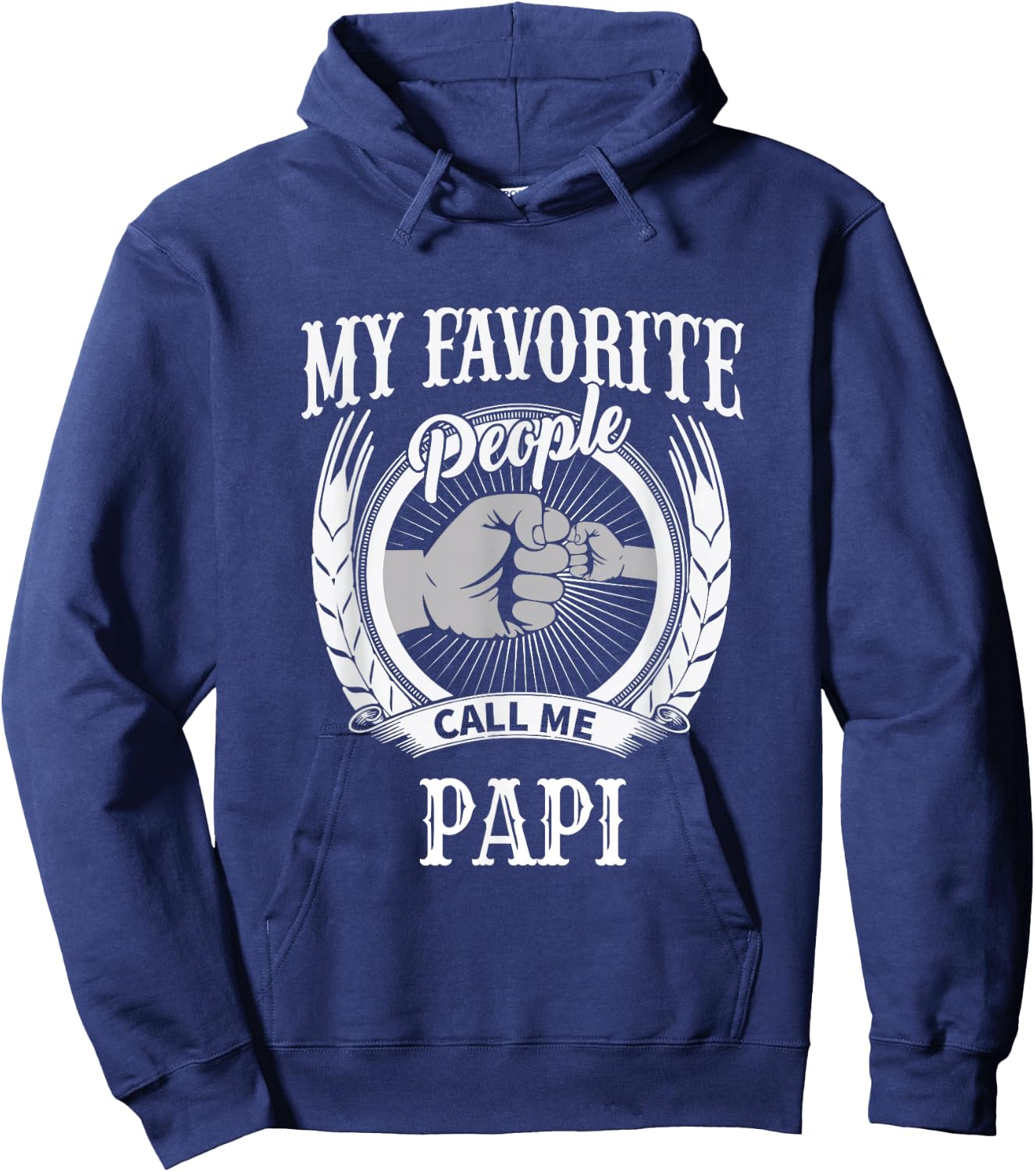 My Favorite People Call Me Papi French Grandpa Hoodie - Hoodie | Navy
