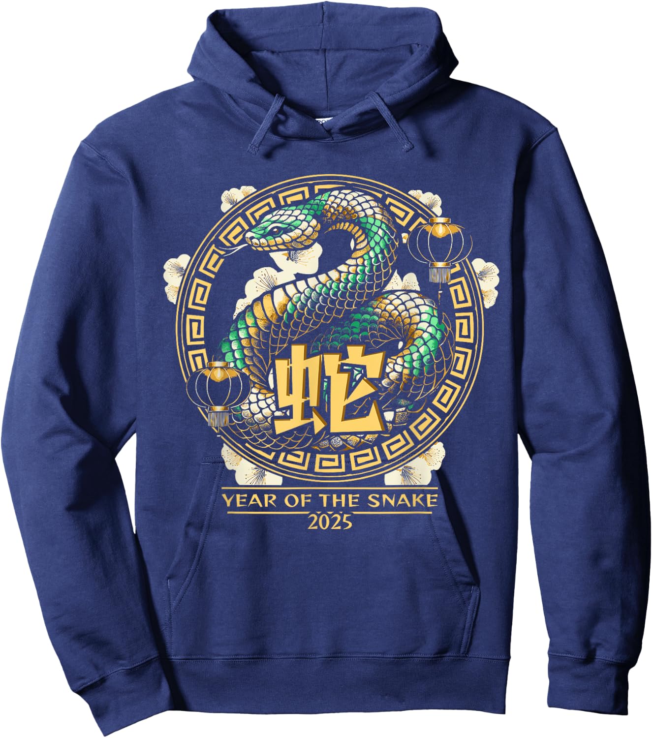 Year of the Snake 2025 Chinese New Year Hoodie - Hoodie | Navy