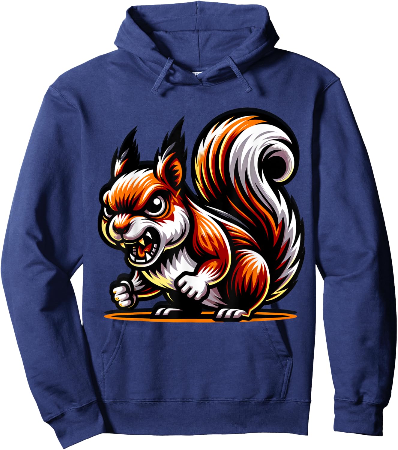 Angry Squirrel Hoodie - Hoodie | Navy