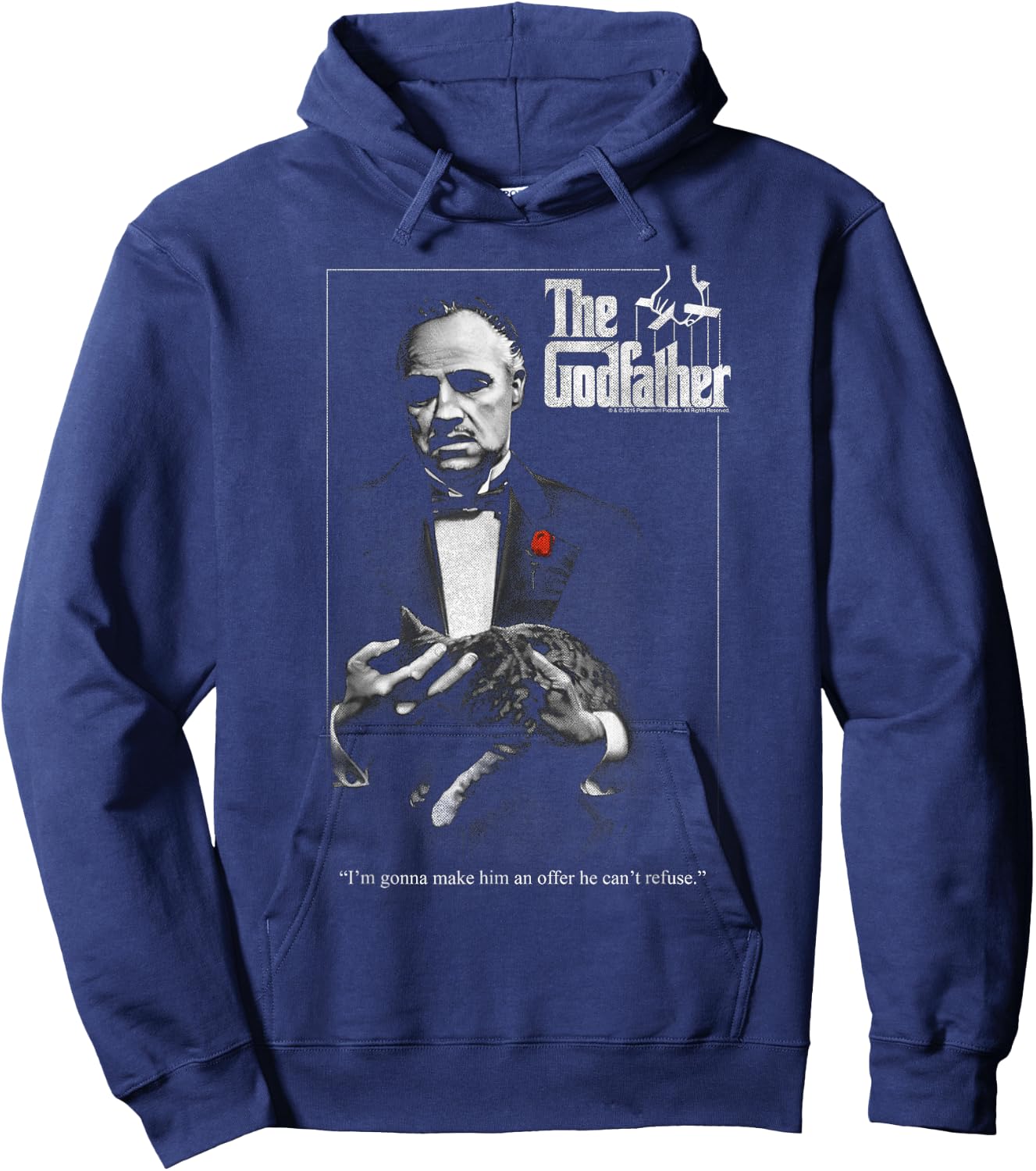 The Godfather Poster , black Hoodie - Hoodie | Navy