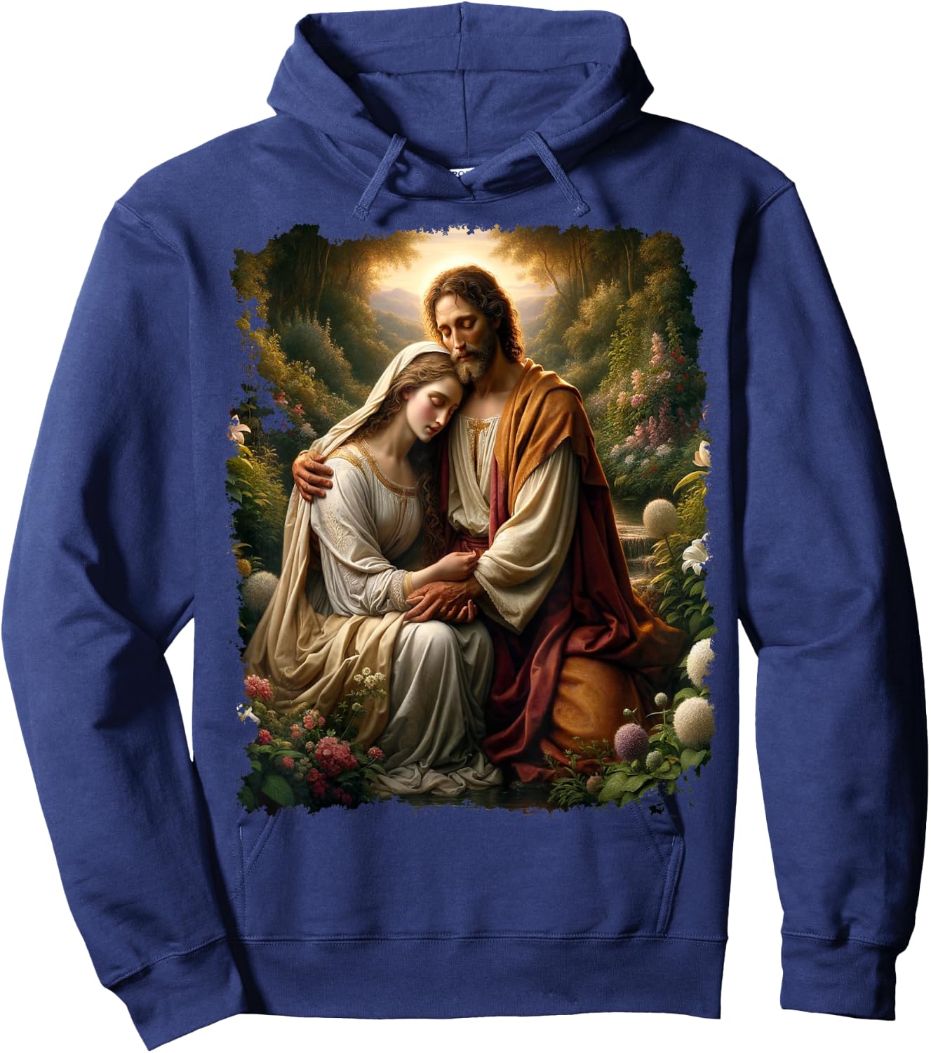 Jesus Christ Mary Magdalene Hoodie - Hoodie | Navy