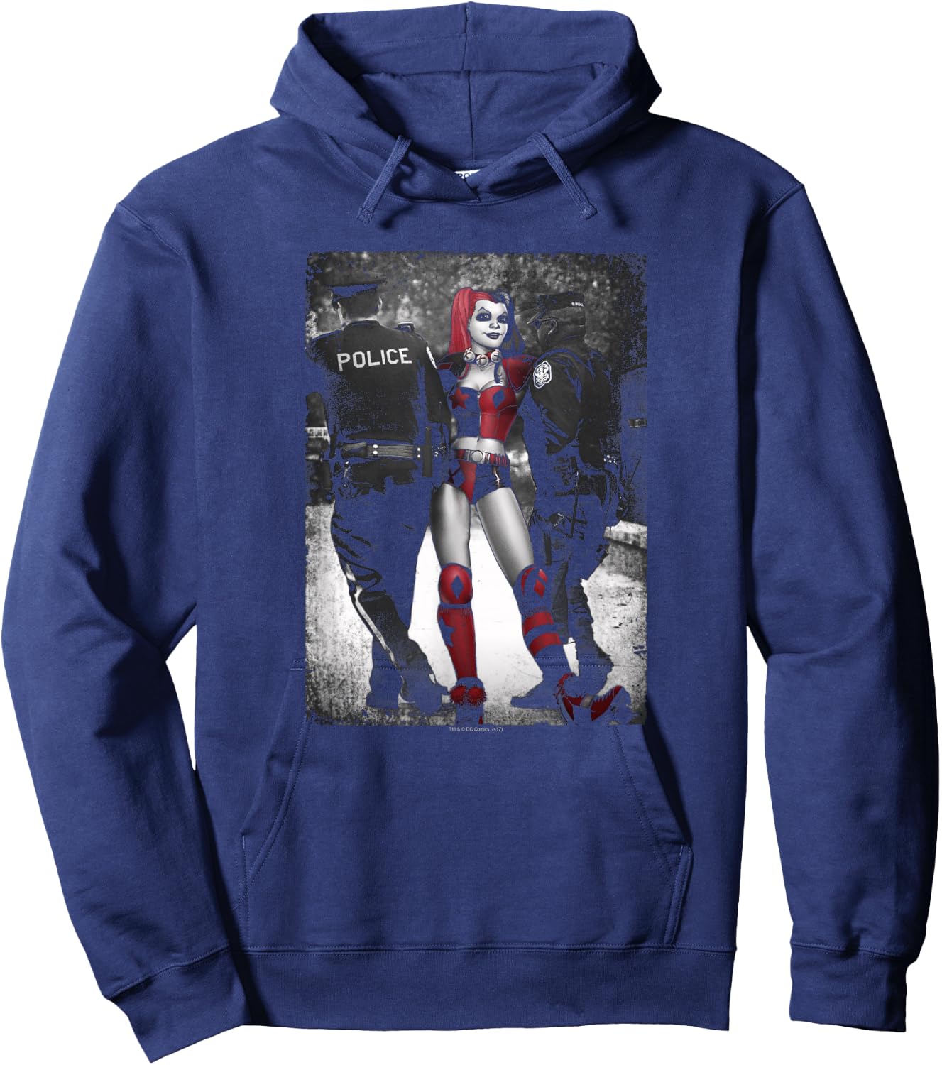 Batman Harley Quinn Arrest Hoodie - Hoodie | Navy