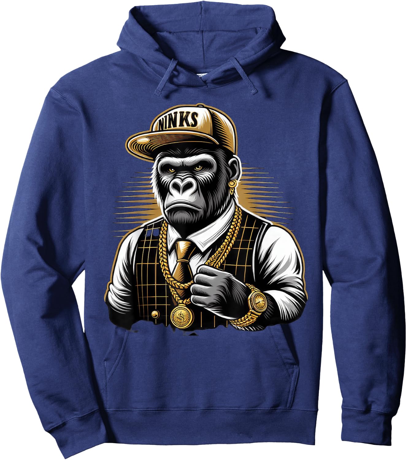 Hip Hop Kostüm Junge , black, S Hoodie - Hoodie | Navy