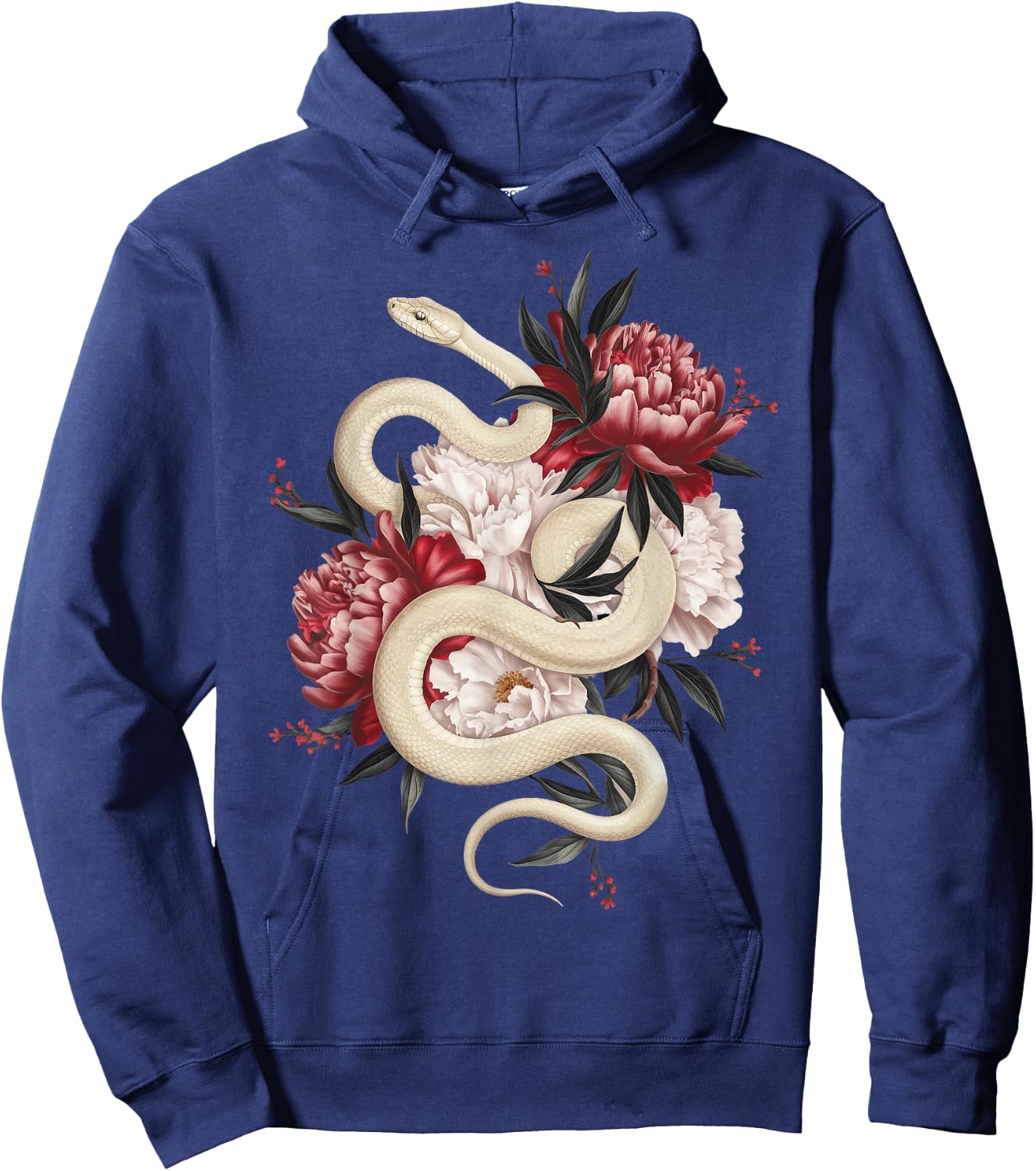 Year of The Snake 2025 Cool Snake Graphic Art Hoodie - Hoodie | Navy