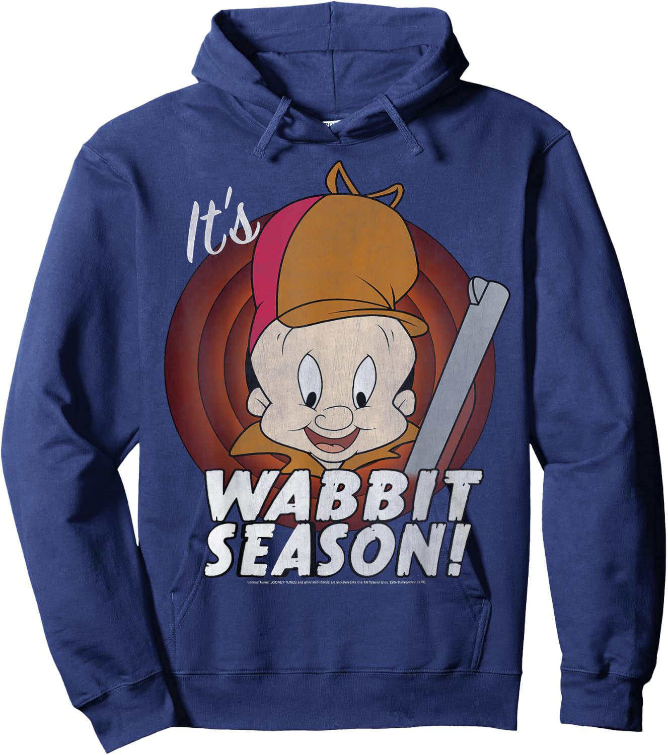 Looney Tunes Elmer Fudd It's Wabbit Season Hoodie - Hoodie | Navy