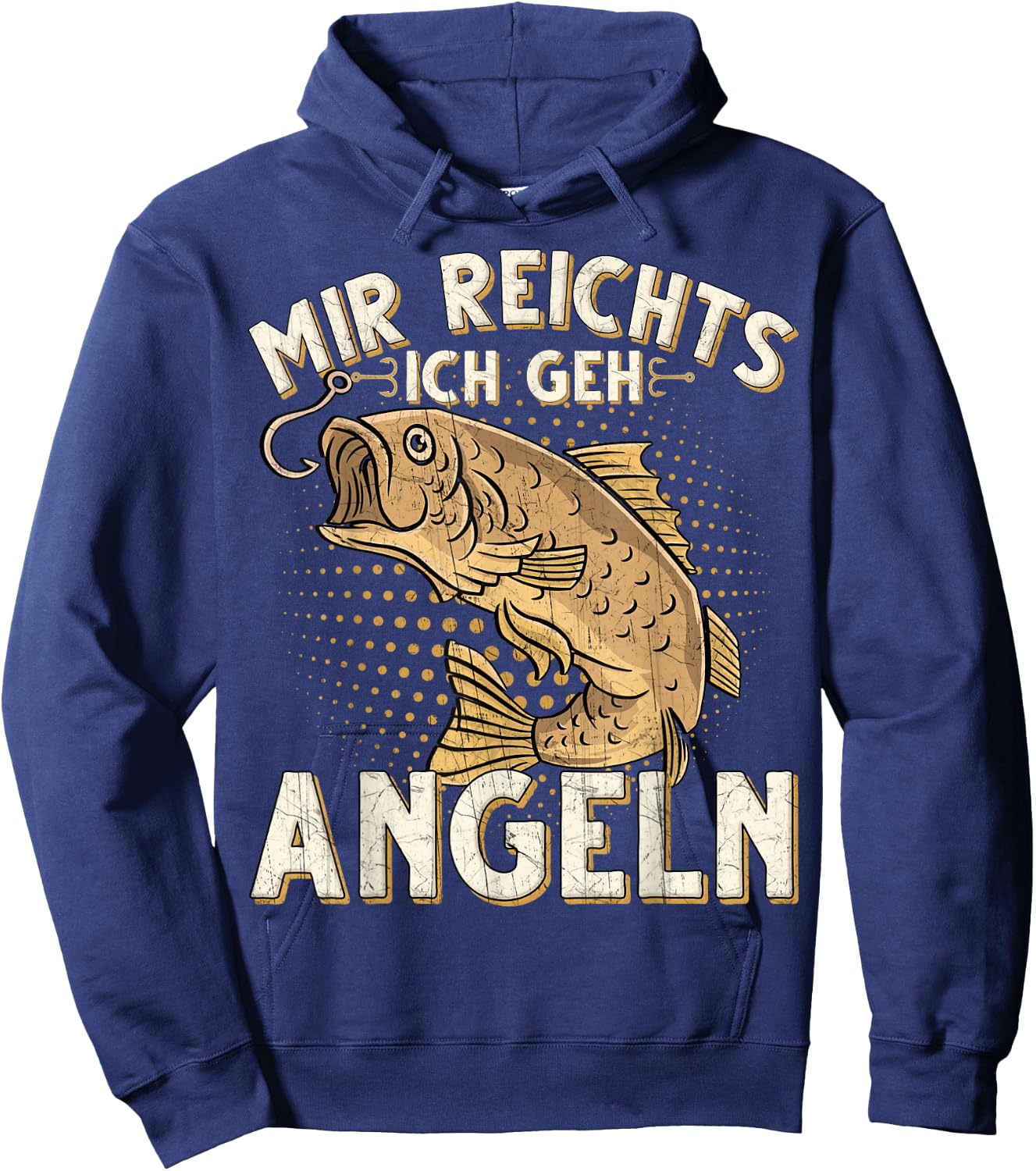 Mir Reichts Ich GEH Angeln Fischen Angler Hoodie - Hoodie | Navy