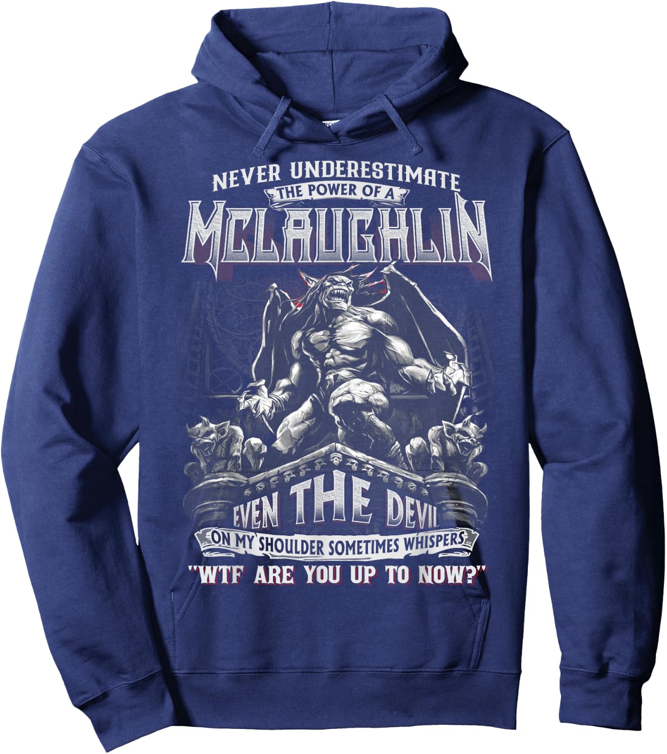 Mclaughlin - Never Underestimate The Power Of A Hoodie - Hoodie | Navy