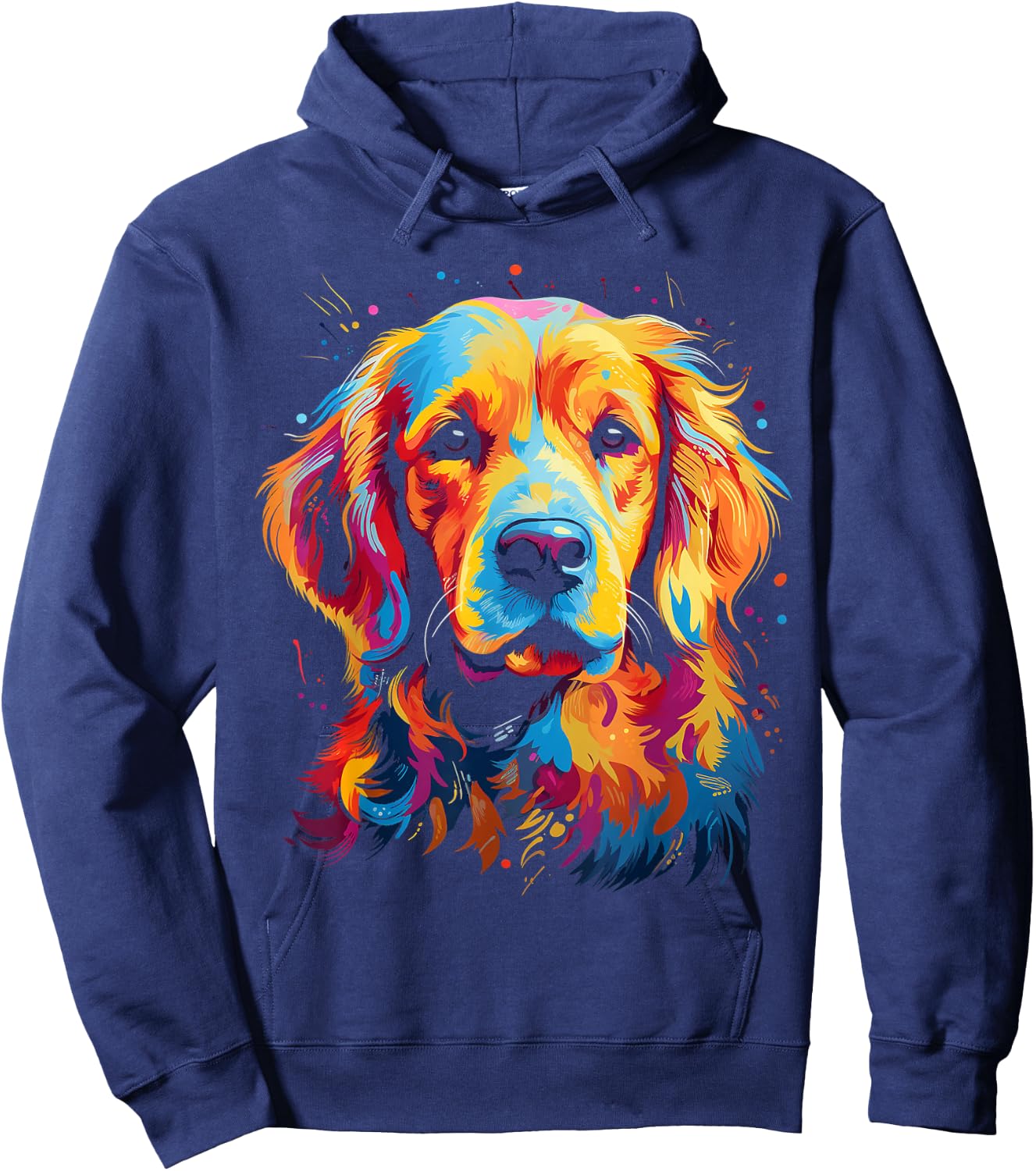 Golden retriever puppy dog Hoodie - Hoodie | Navy