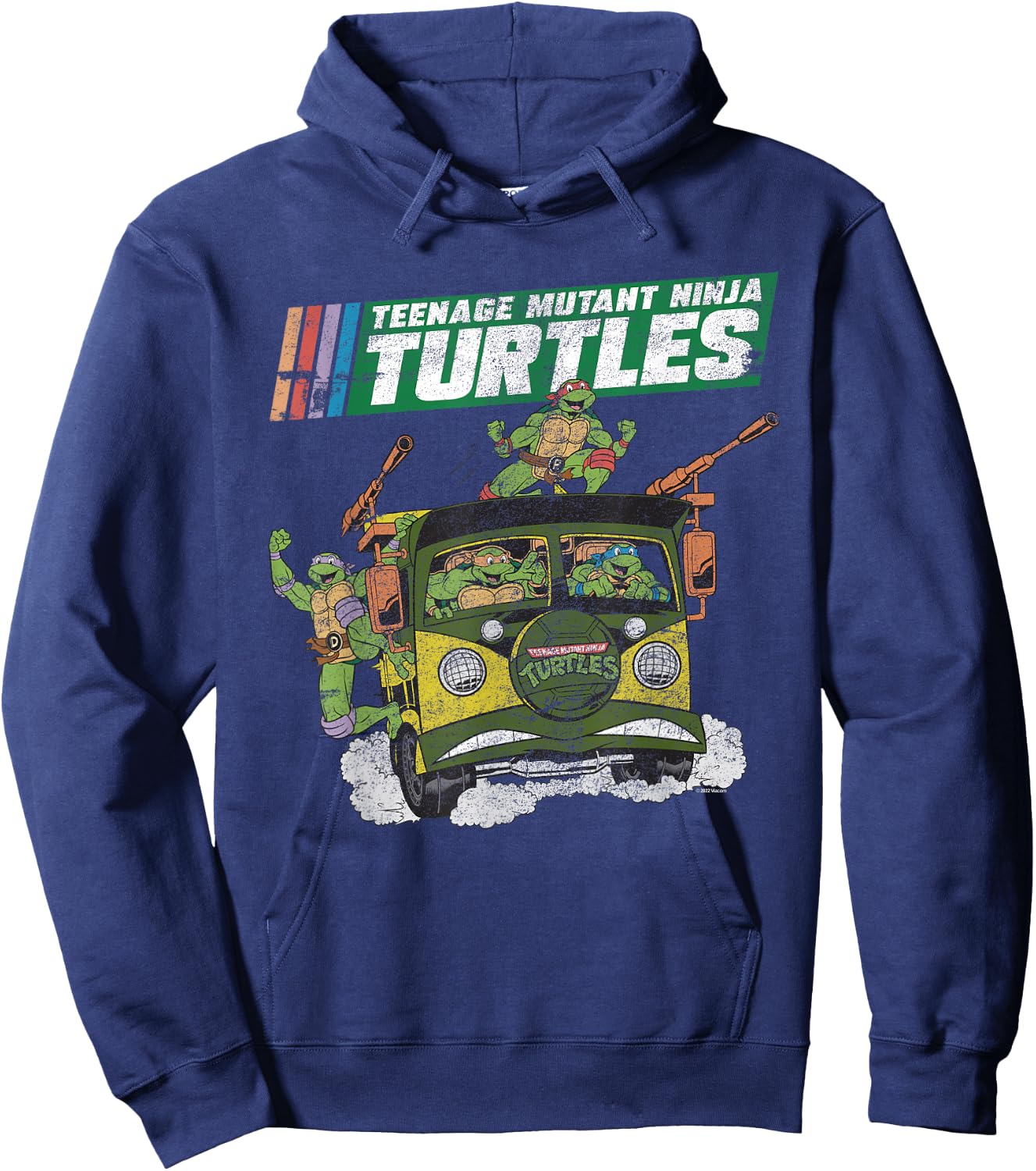 Teenage Mutant Ninja Turtles Party Wagon , gray Hoodie - Hoodie | Navy