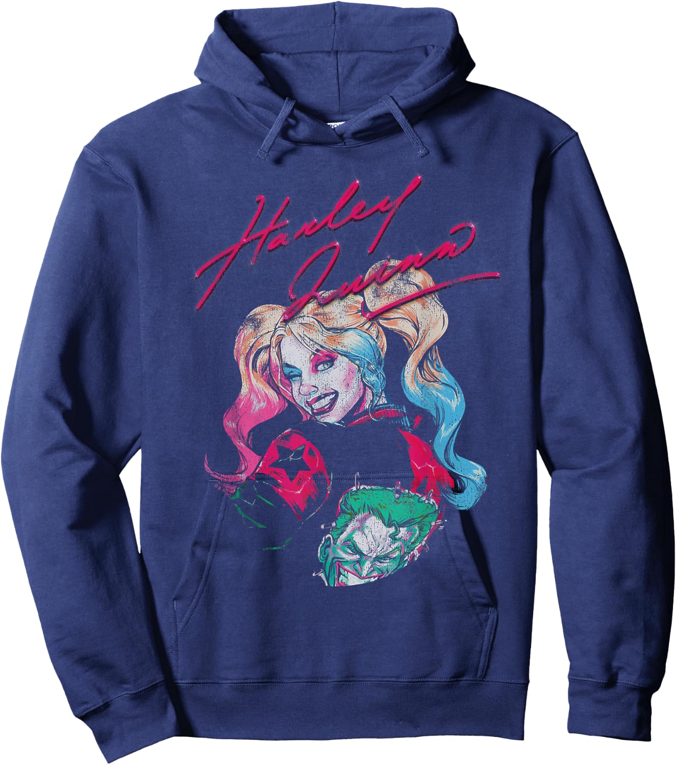 Batman Harley Quinn Signature Hoodie - Hoodie | Navy