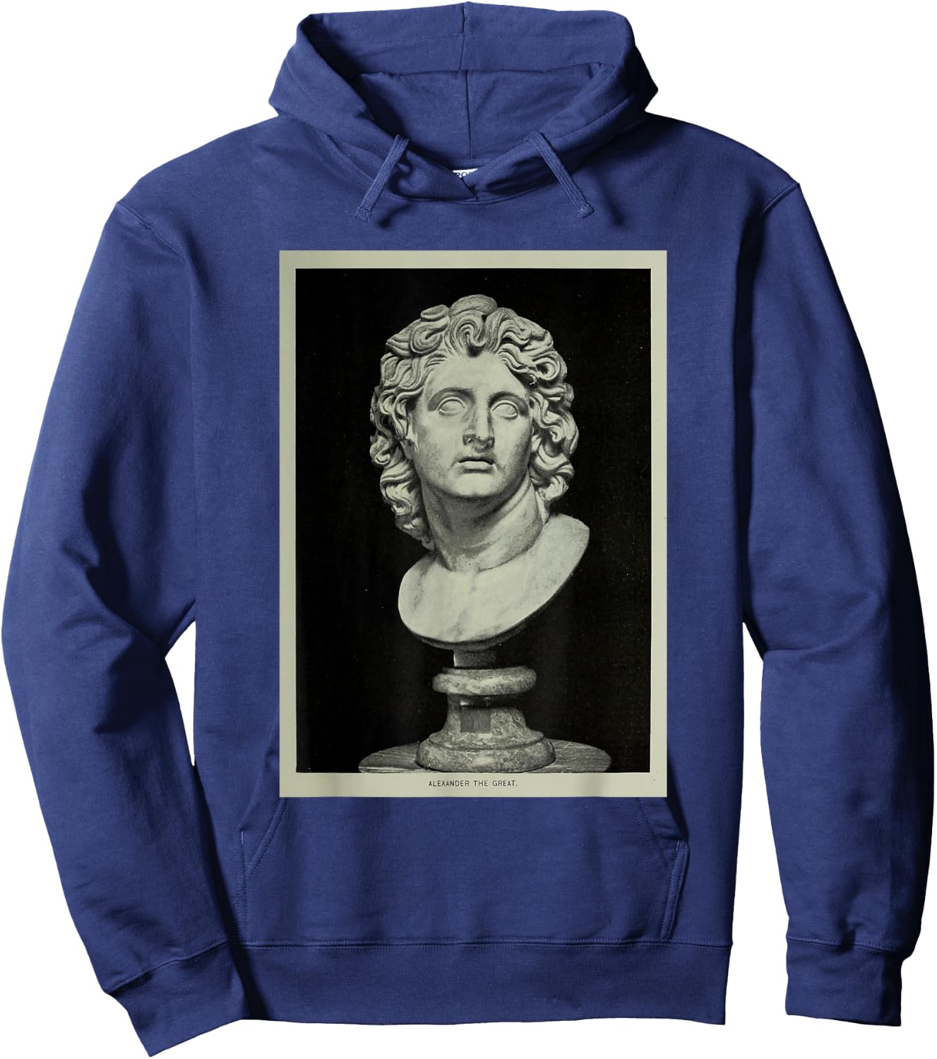 Alexander The Great Portrait Sculpture (1915) Hoodie - Hoodie | Navy