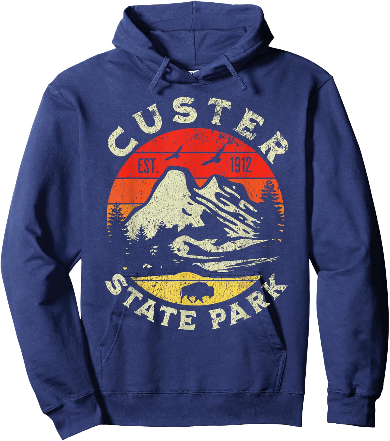 Custer State Park Hoodie - Hoodie | Navy