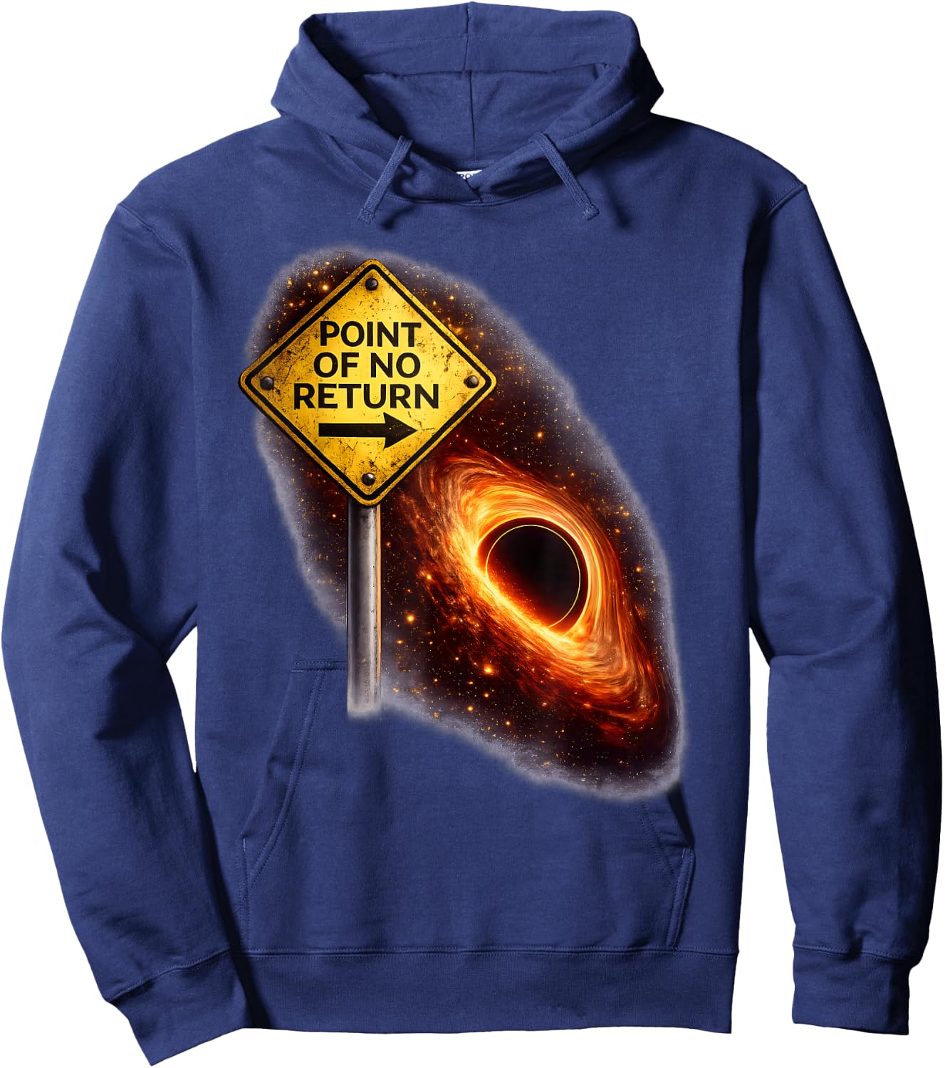 No Return Black Holes Fun Space Physics Science Hoodie - Hoodie | Navy