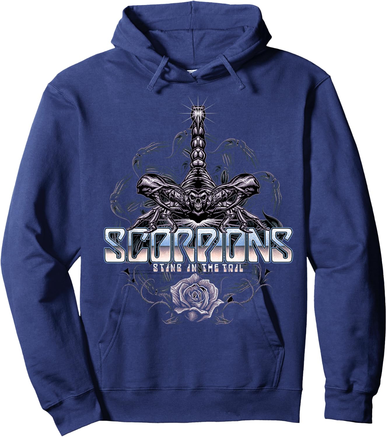 Scorpions Official Sting in The Tail Hoodie - Hoodie | Navy