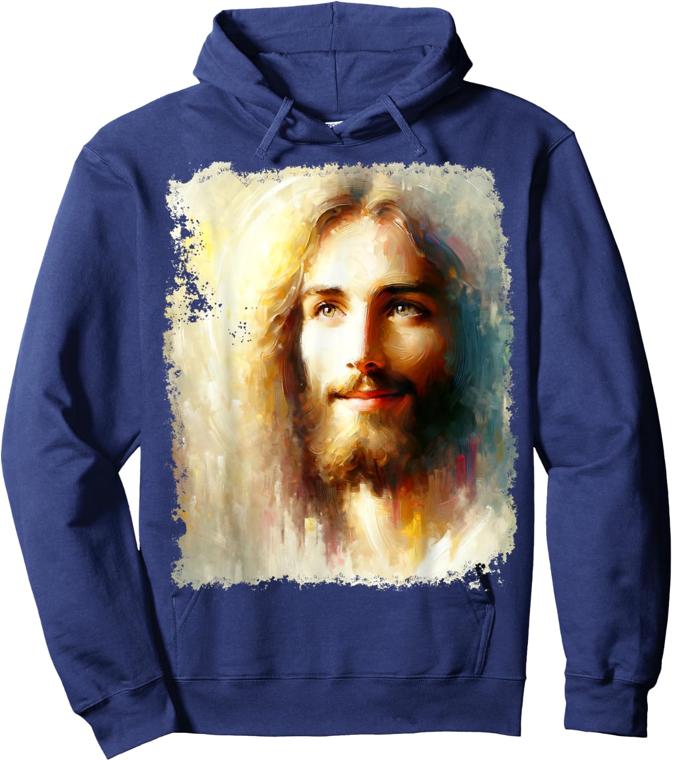 Jesus Christ Head Hoodie - Hoodie | Navy