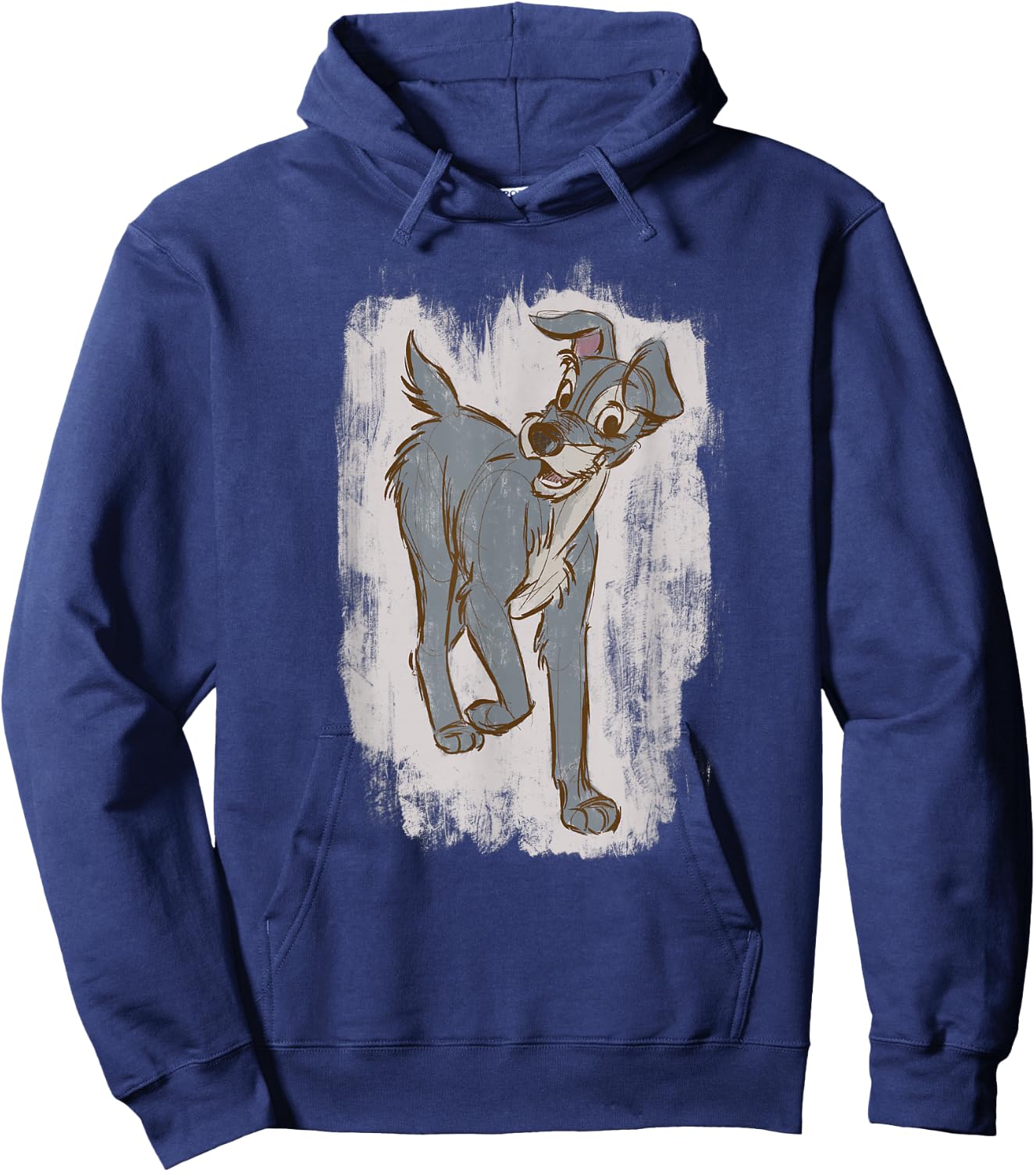 Disney Lady And The Tramp Strut Sketch Hoodie - Hoodie | Navy